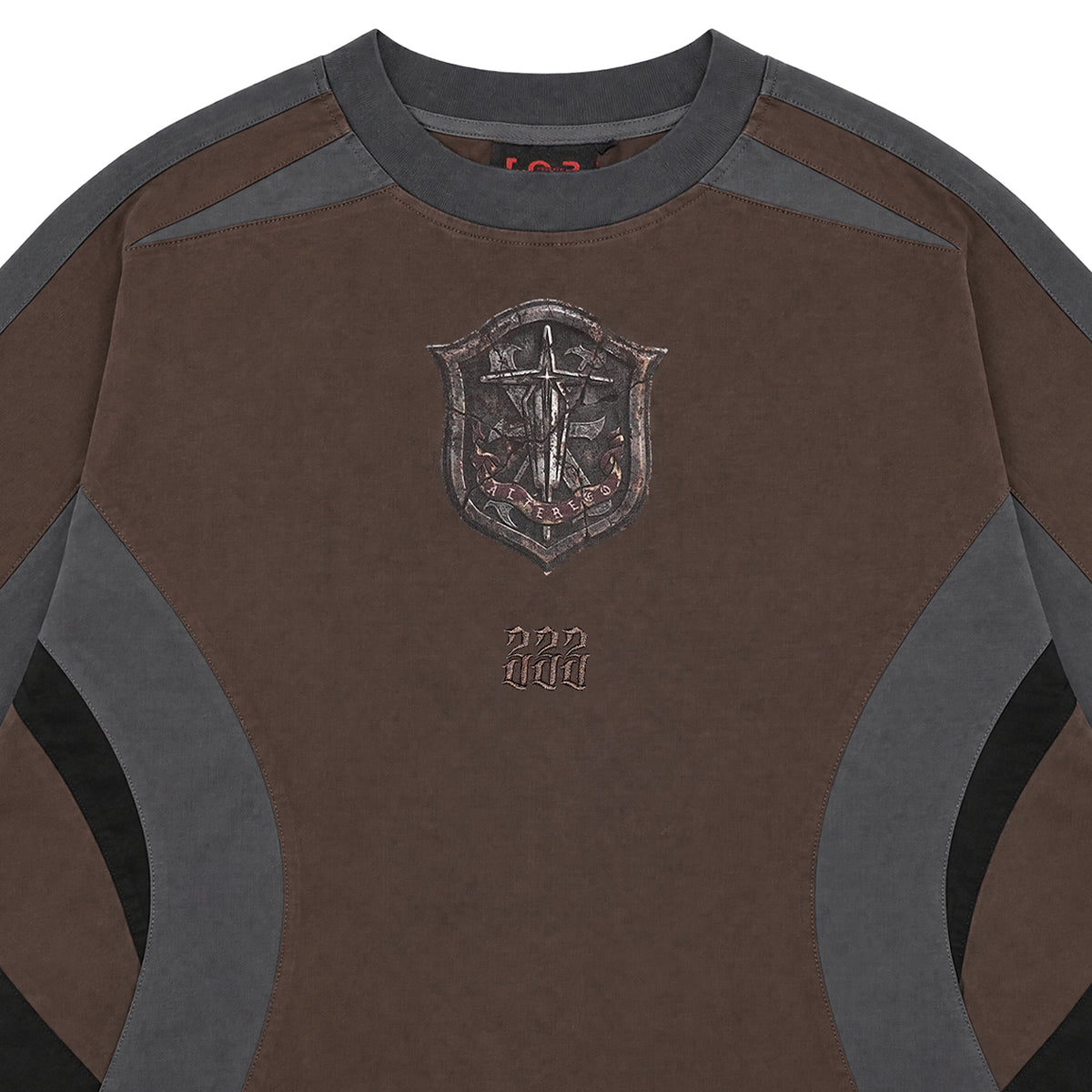 T.C.R ALTER EGO EXOFRAME S/S TEE - BROWN