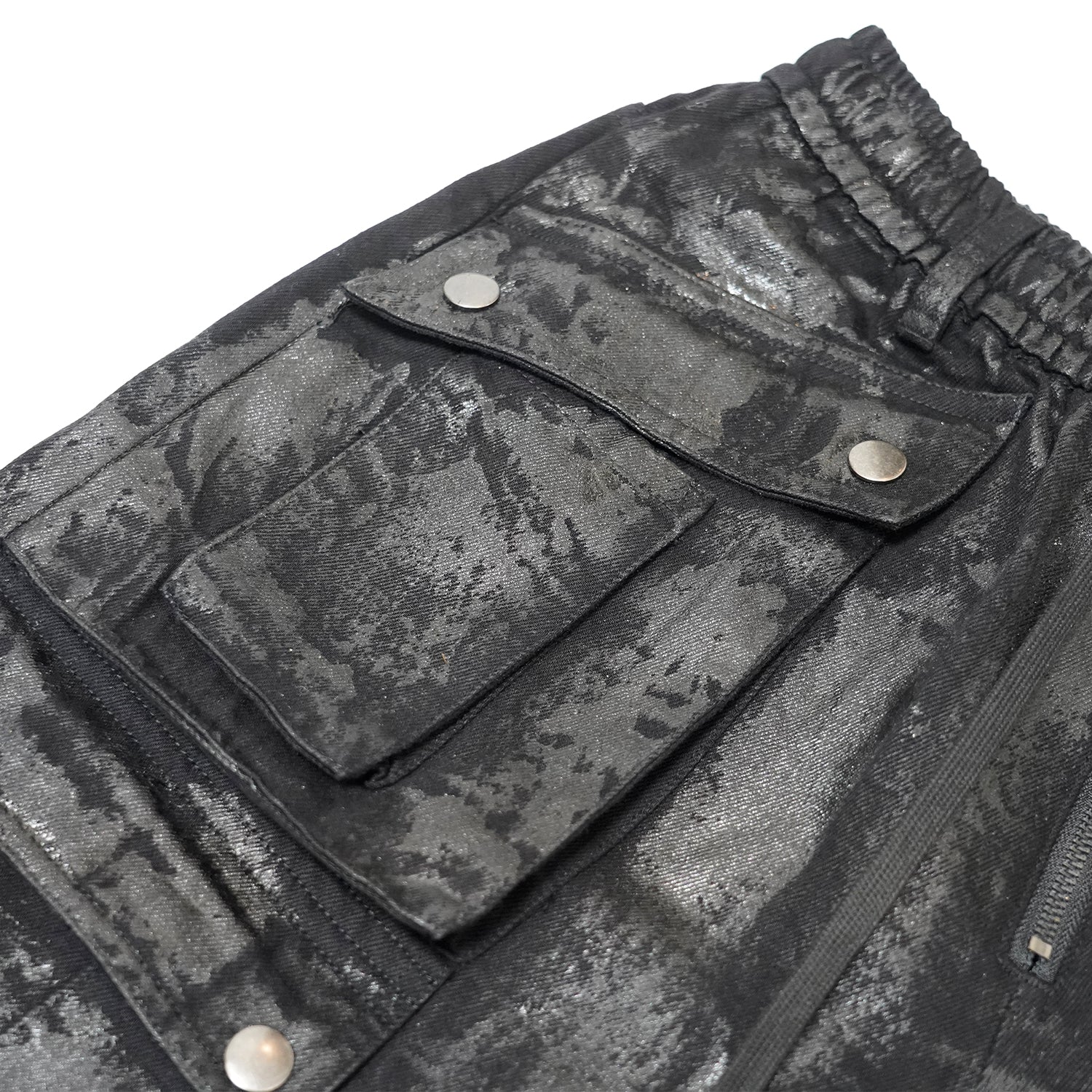 T.C.R SHADOW PHASE CONVERTIBLE BAGGY PANTS - BLACK