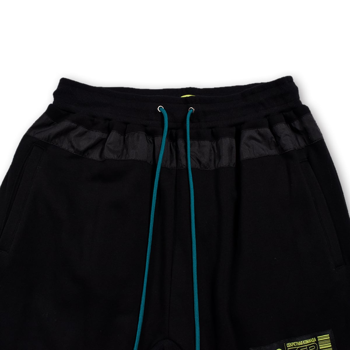 T.C.R ESSENTIAL TECH JOGGER V3 - BLACK/BLUE GREEN