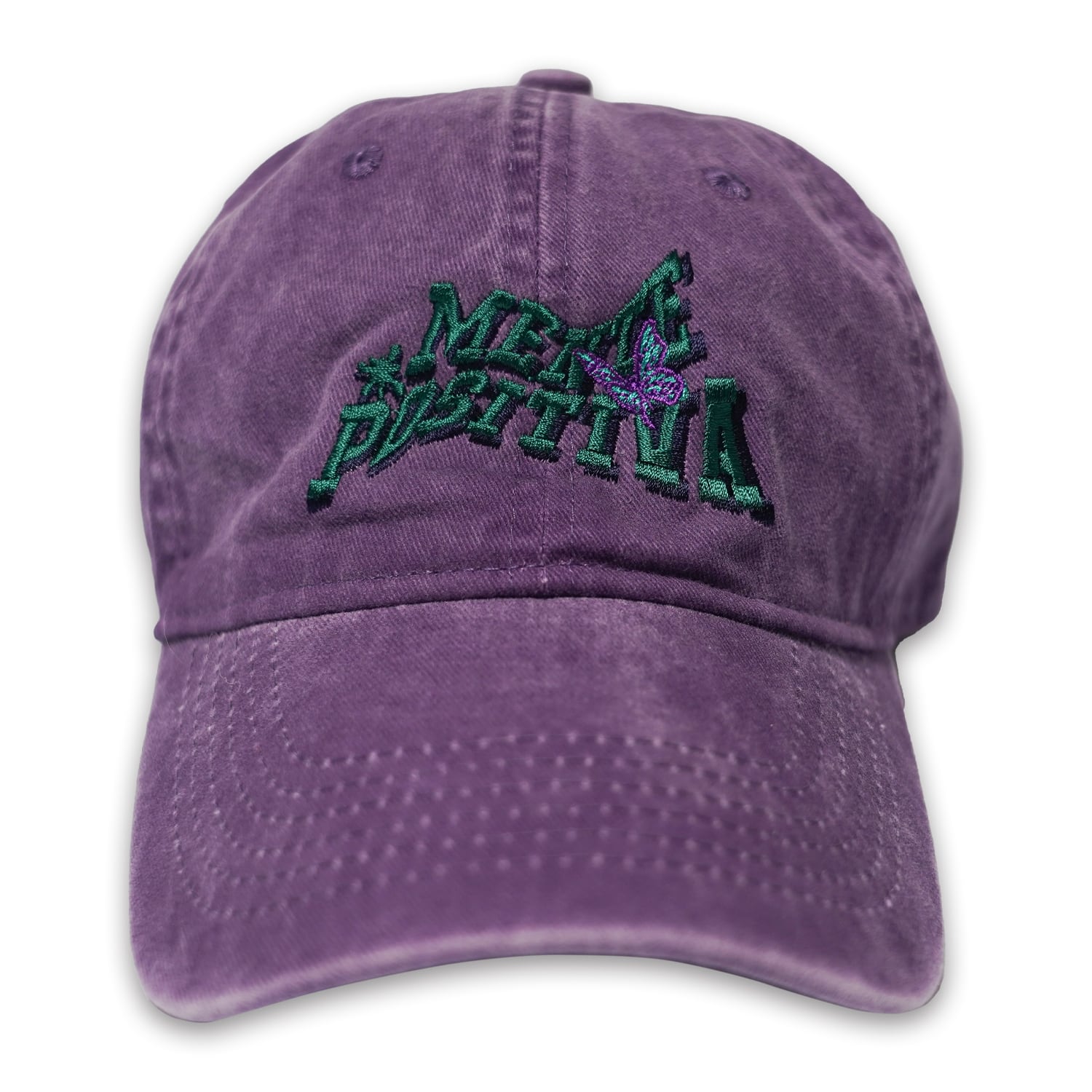 T.C.R MENTE POSITIVA WASHED LOW CAP - PURPLE