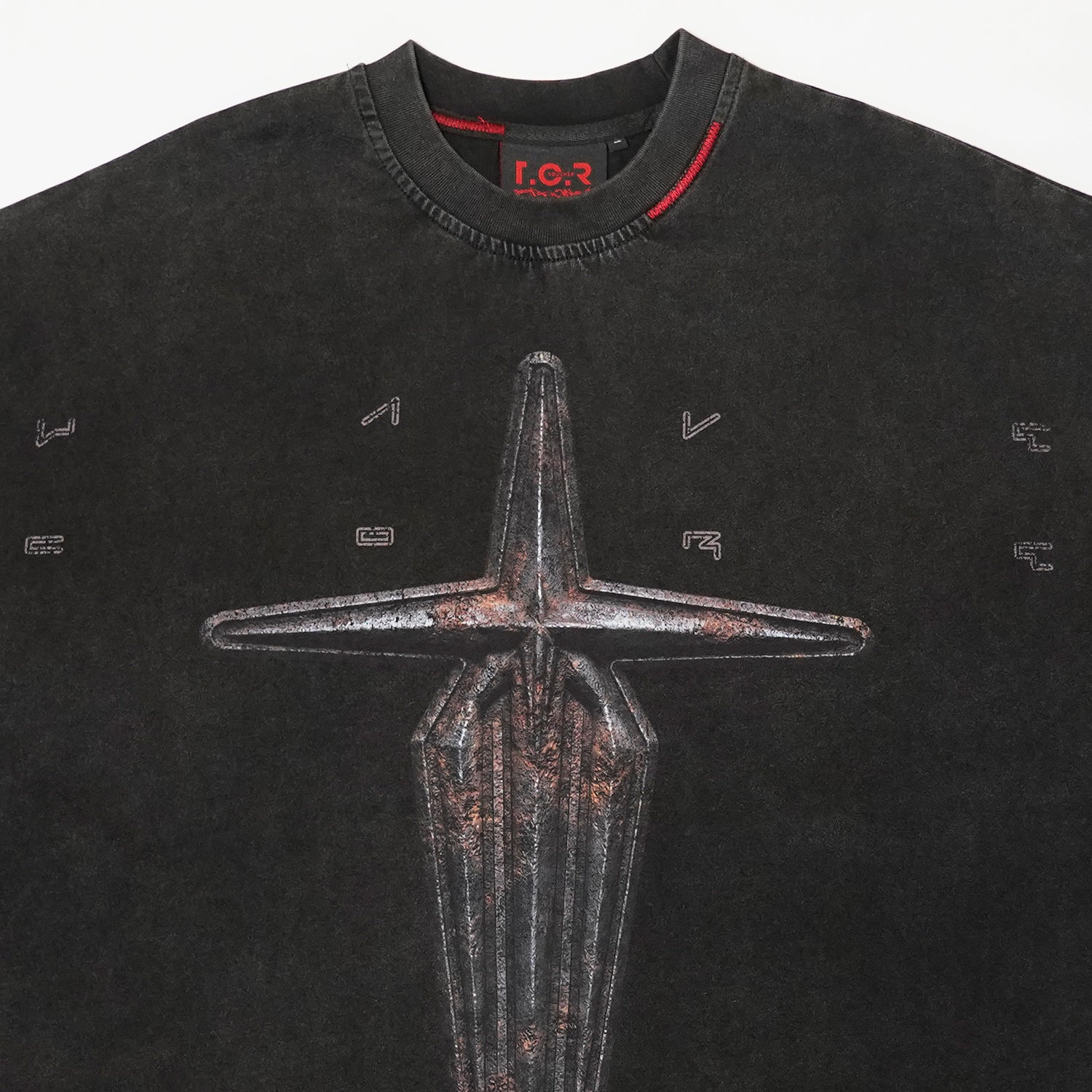 T.C.R WAVE CORE TEE - BLACK