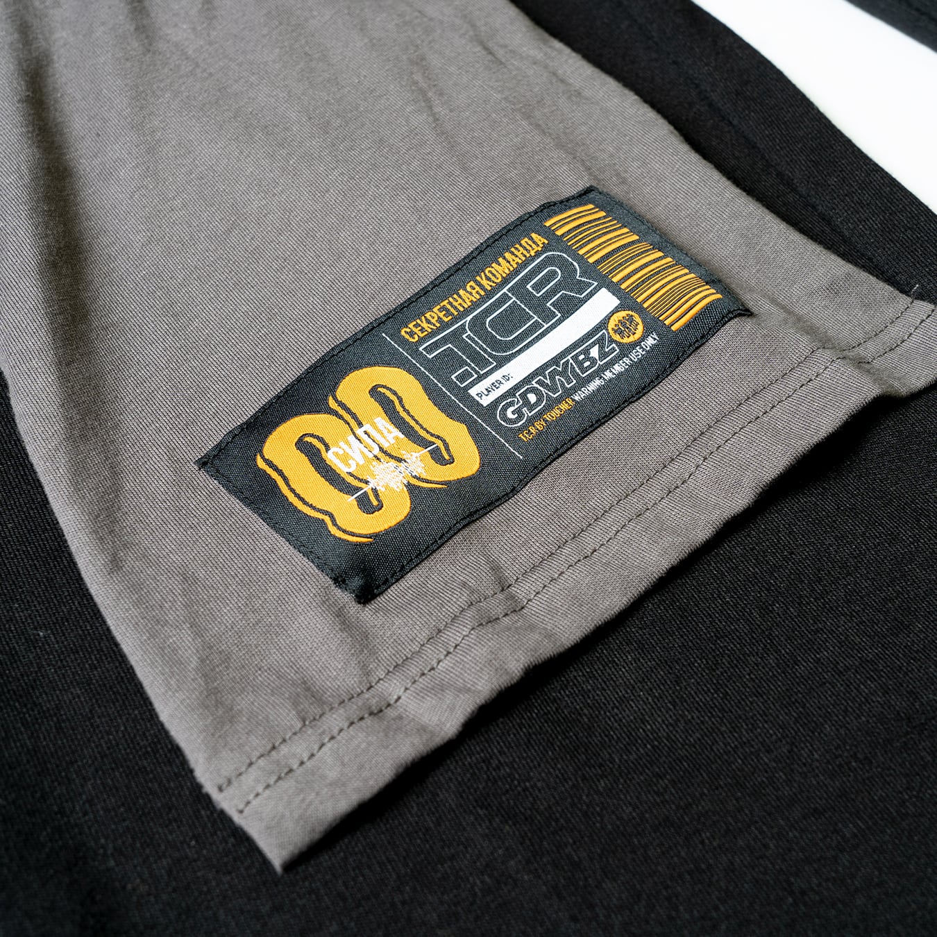 REWORK SWEAT CARGO PANTS - GRAY/BLACK