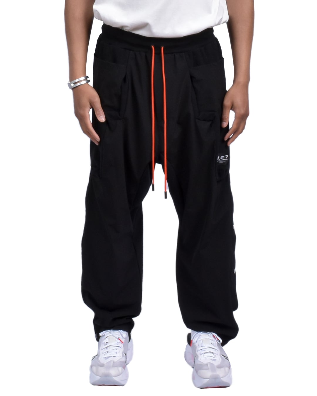 T.C.R EQUIPMENT SHELL JOGGER V3  - BLACK/ORANGE