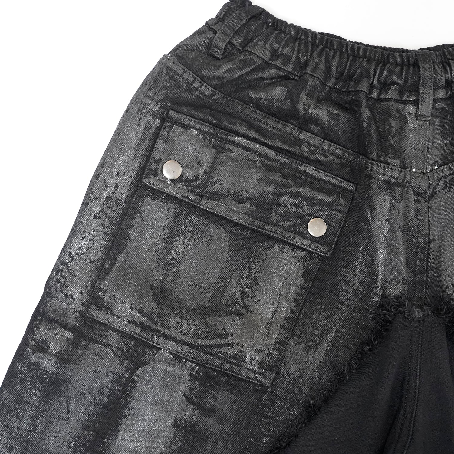 T.C.R SHADOW PHASE CONVERTIBLE BAGGY PANTS - BLACK