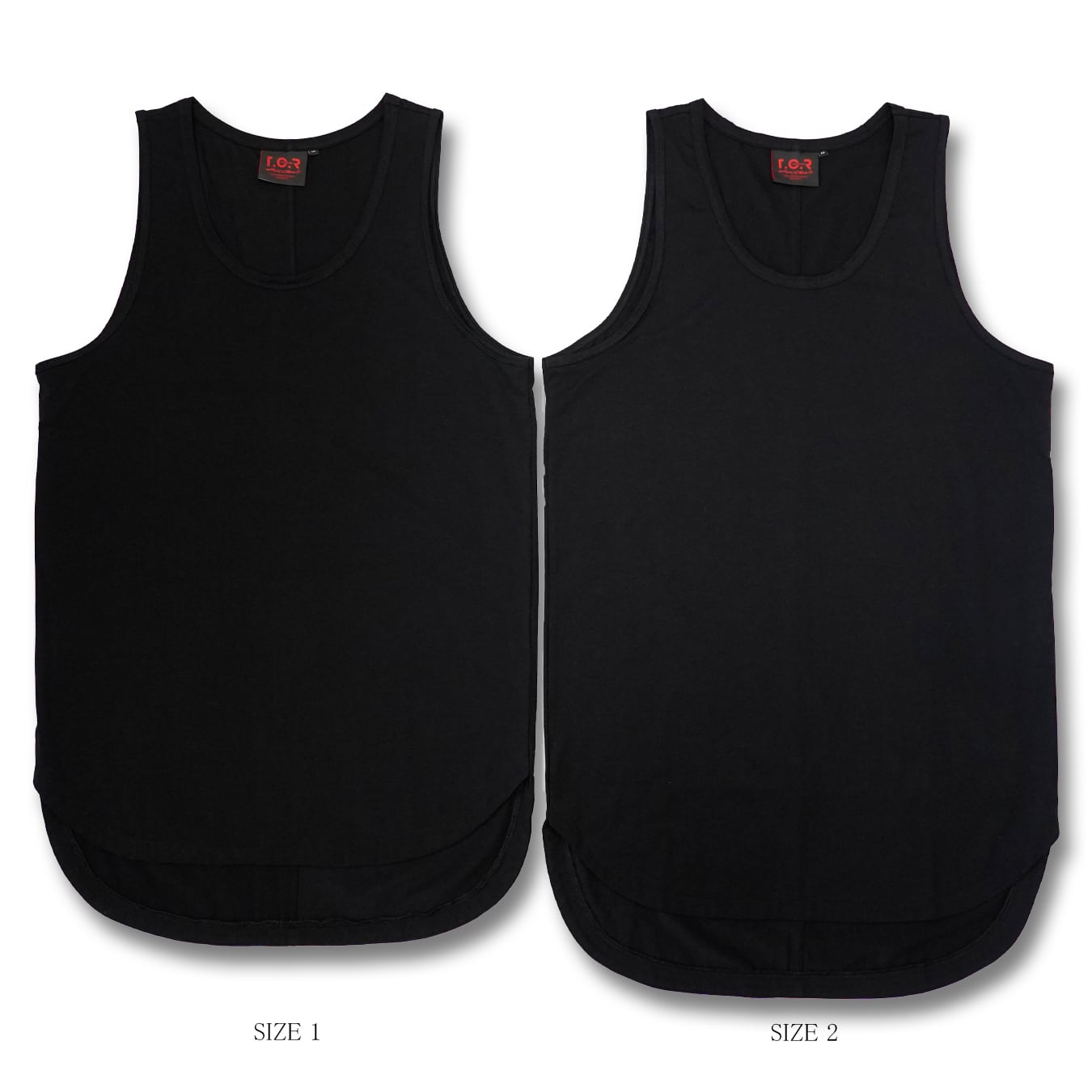 T.C.R RELAPSE LONG LINE INNER TANK TOP - BLACK