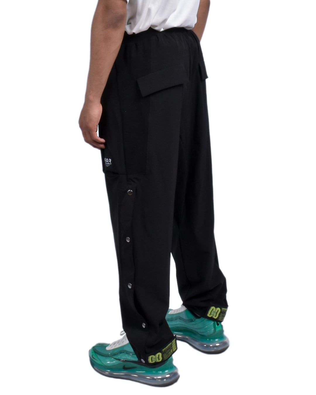 T.C.R EQUIPMENT SHELL JOGGER V3 - BLACK/BLUE GREEN