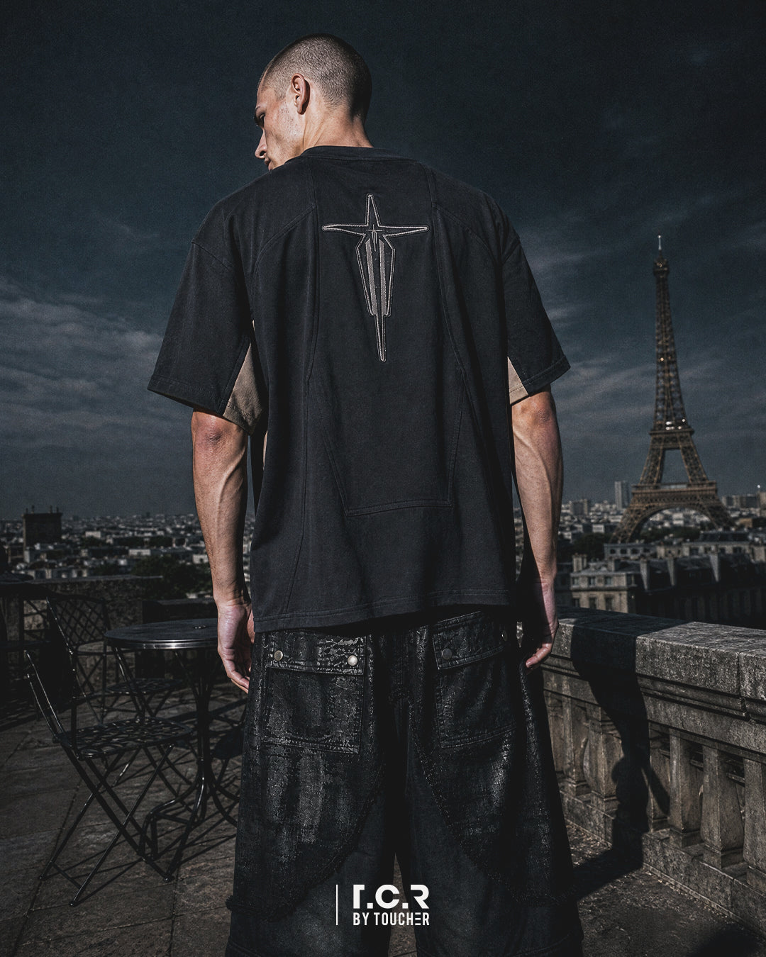 T.C.R AXIS TEE - BLACK