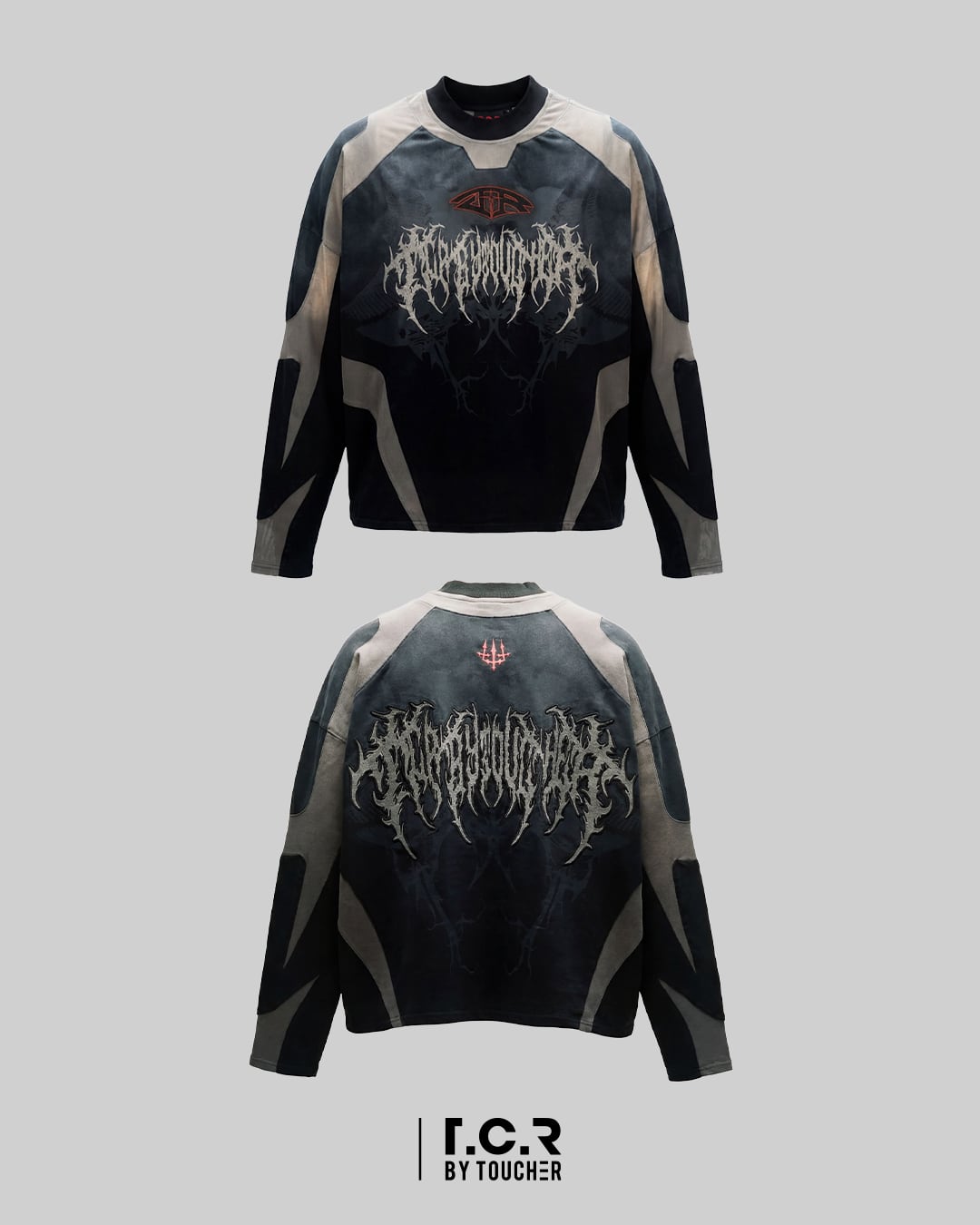 T.C.R MOTO XROSS L/S TEE - BLACK