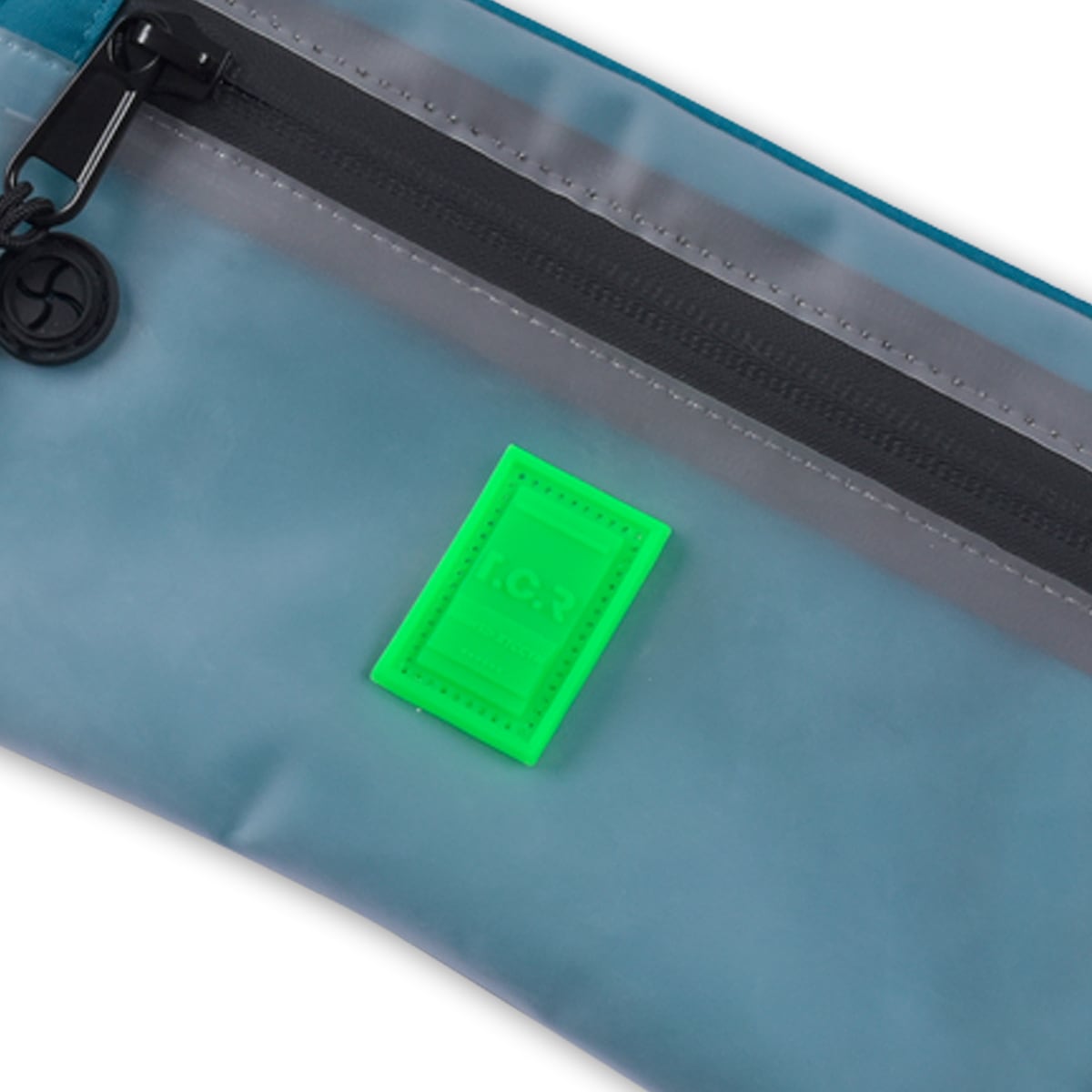 PVC MINI SHOULDER BAG - TURQUOISE