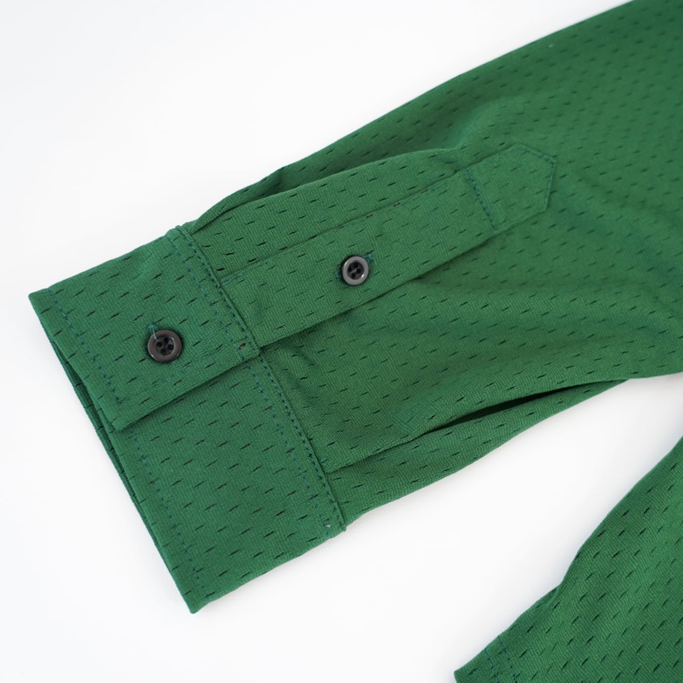 T.C.R LIGHTNING LOGO L/S MESH SHIRTS - GREEN