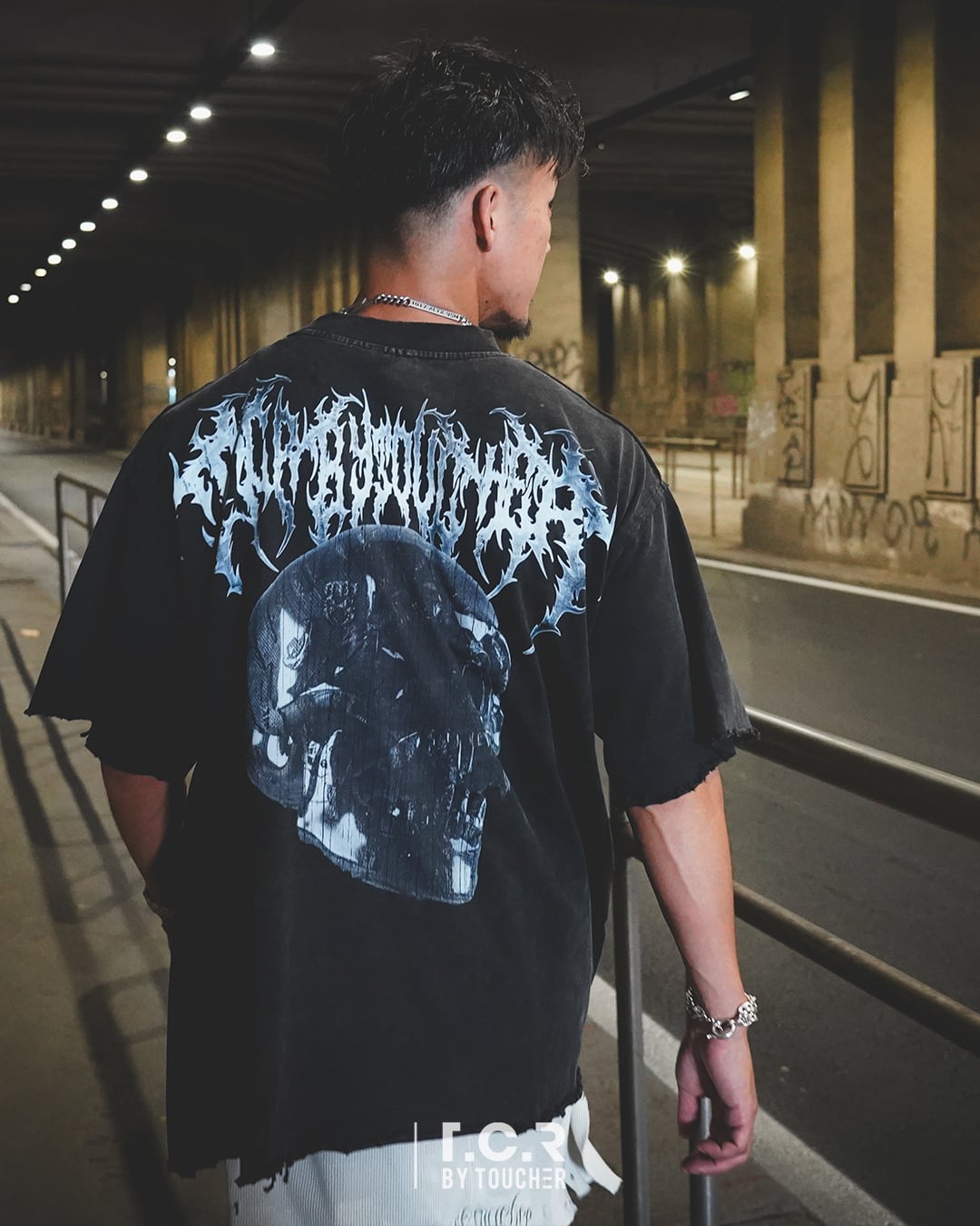T.C.R HARDCORE S/S TEE - BLACK