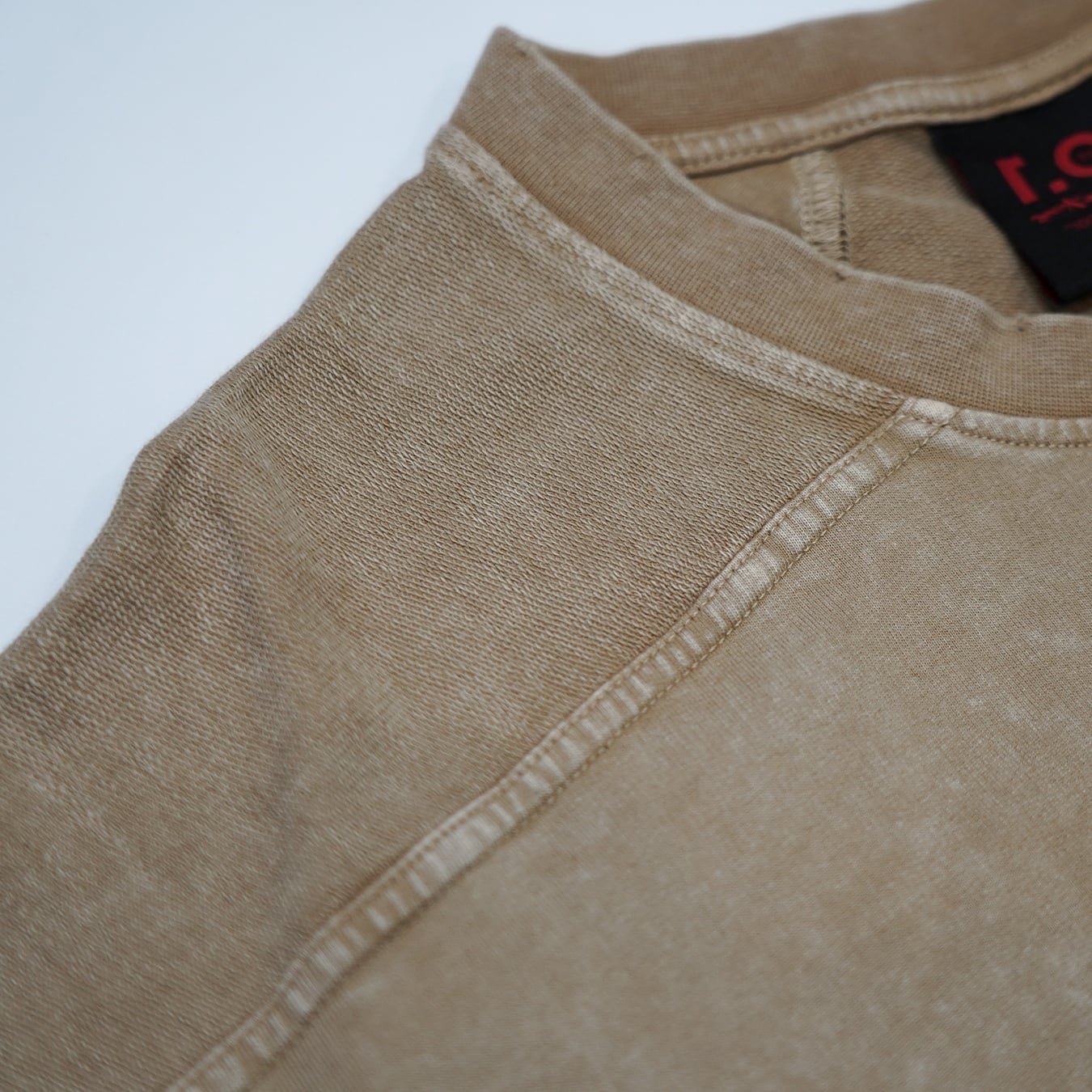 T.C.R ANGELS WASHED S/S PANEL TEE - IVOLY
