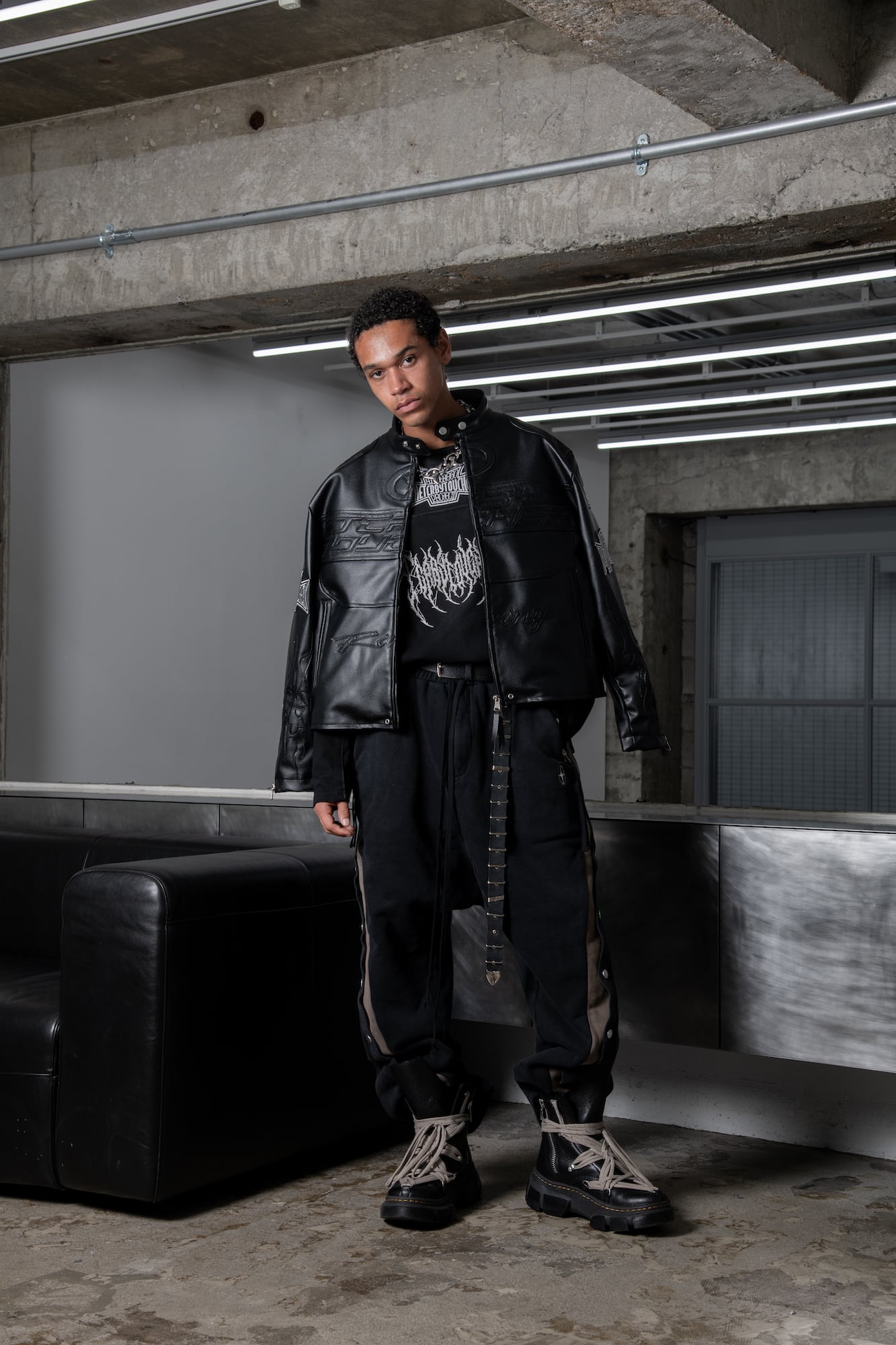 T.C.R UNITY MOTO JACKET - BLACK