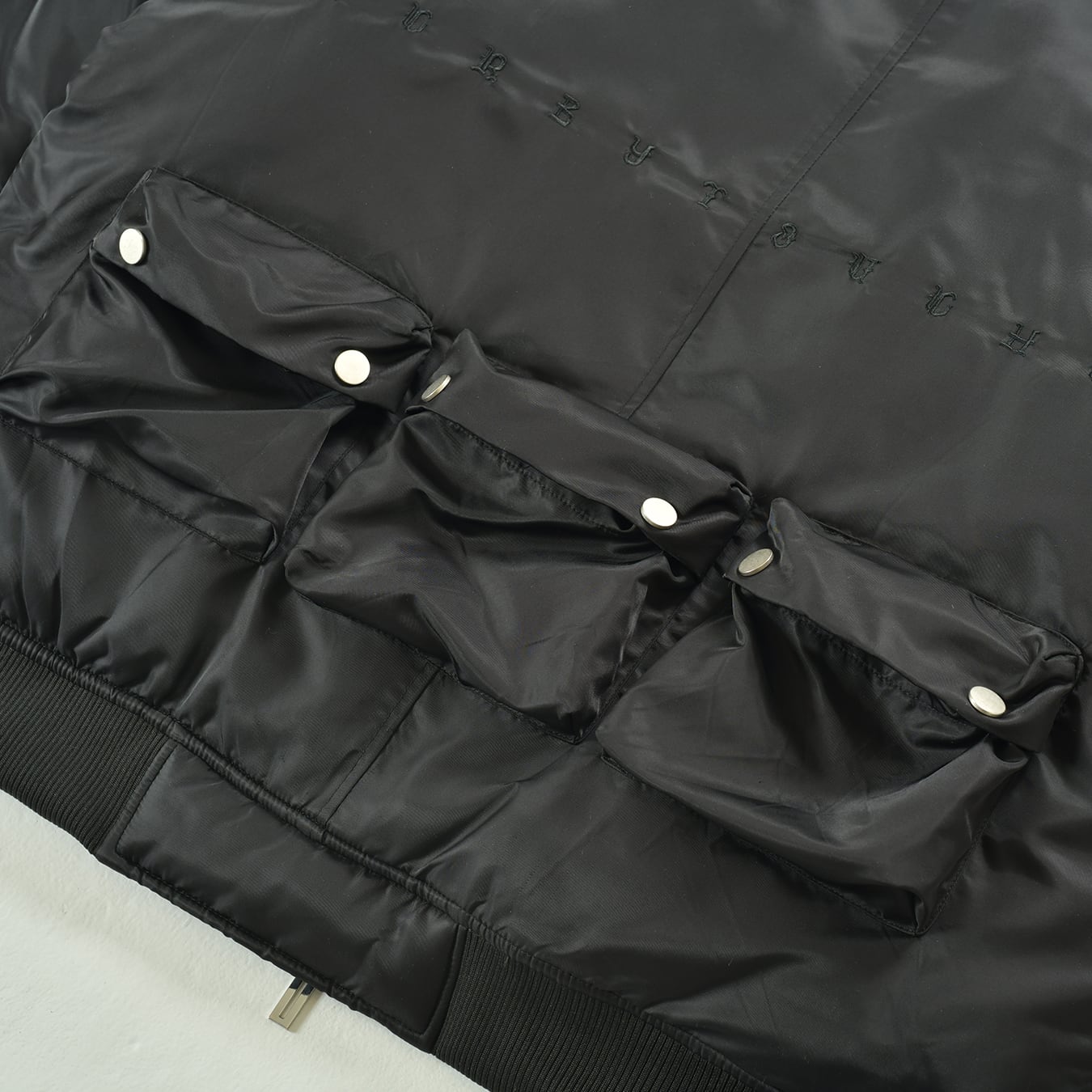 T.C.R MA-1 PADDED BOMBER JACKET - BLACK