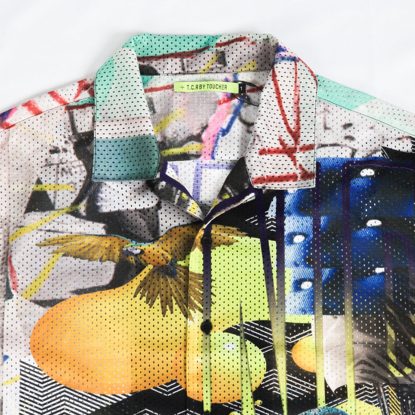 T.C.R PARADISE ALL OVER MESH SHIRT V2 - MULTI