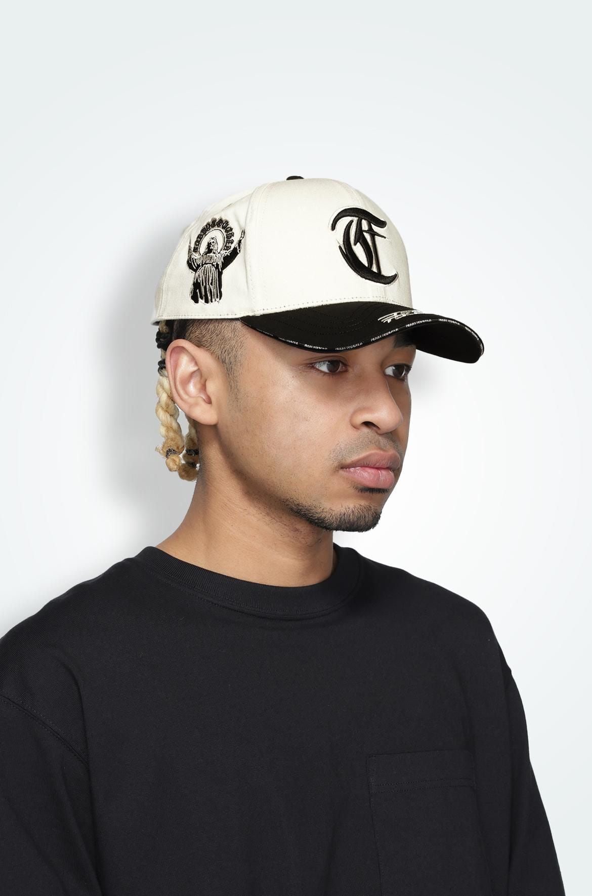 T.C.R  FREE YOUR MIND 6PANEL CAP -  IVORY/BLACK