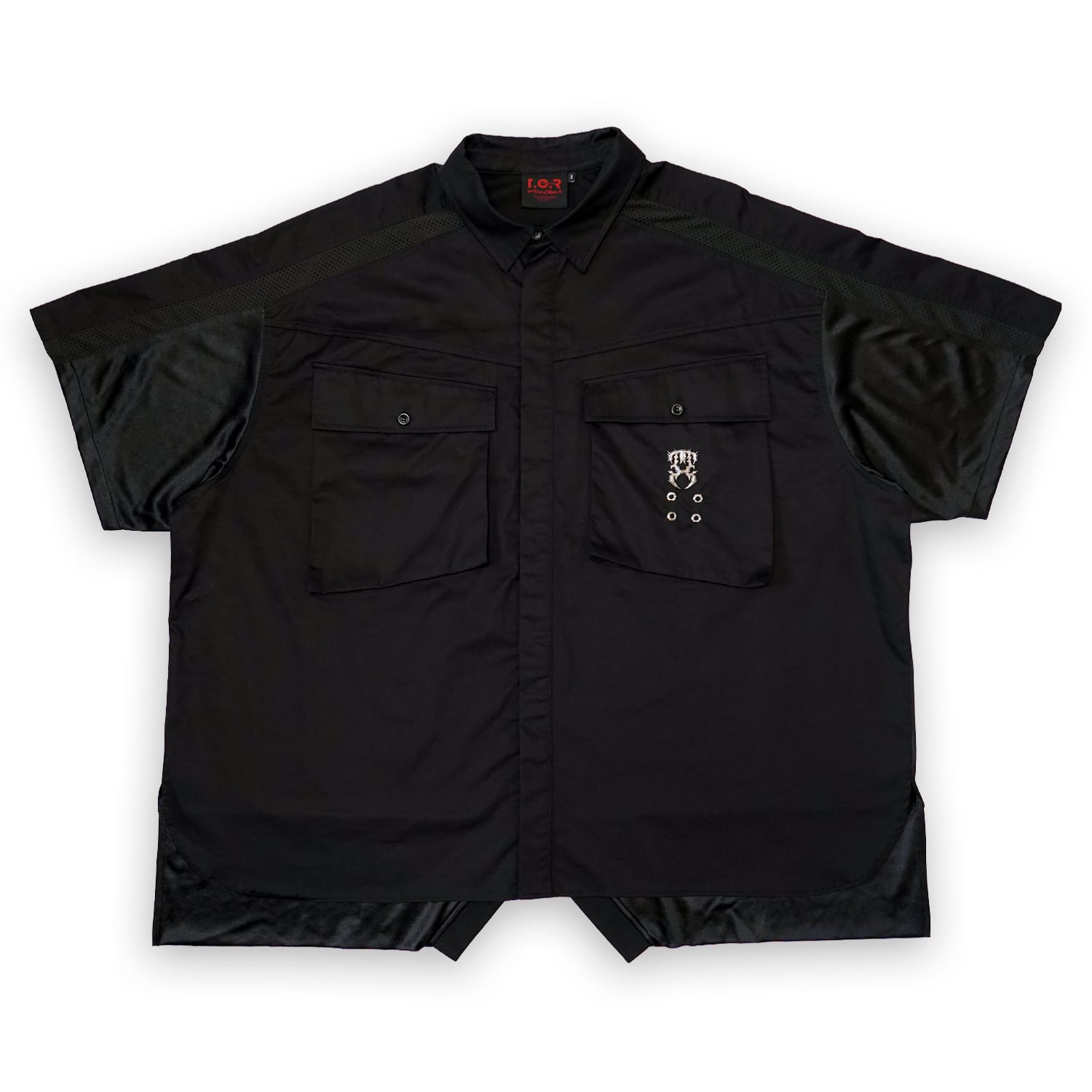 T.C.R NIGHT RAVER RECONSTRUCTION SHIRTS - BLACK