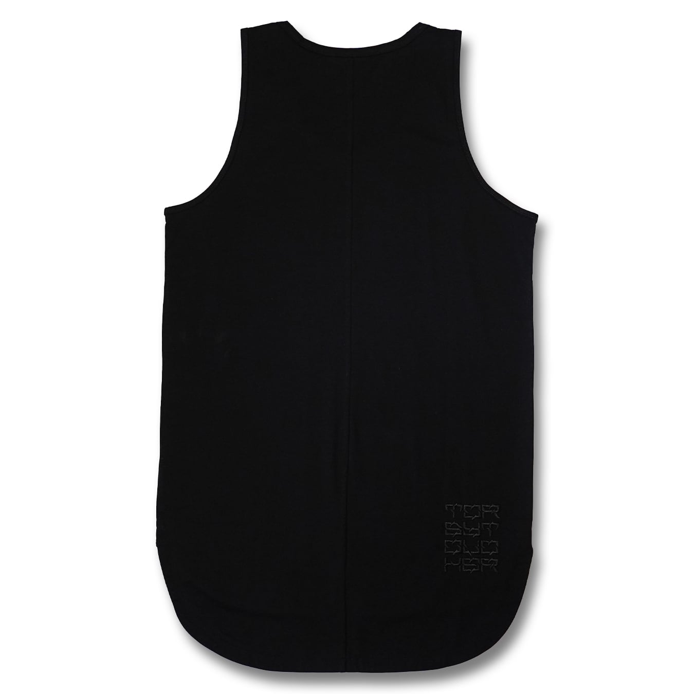 T.C.R RELAPSE LONG LINE INNER TANK TOP - BLACK
