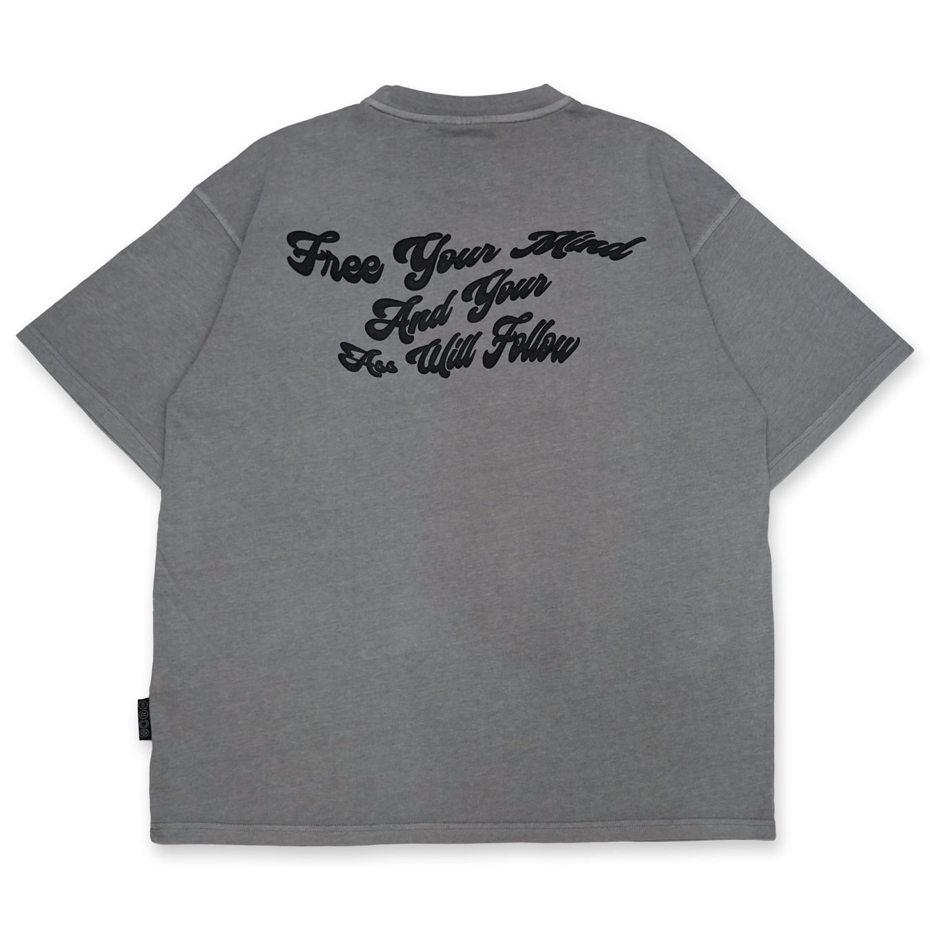 T.C.R MIND CONTROLLER WASHED S/S TEE - ASH GRAY