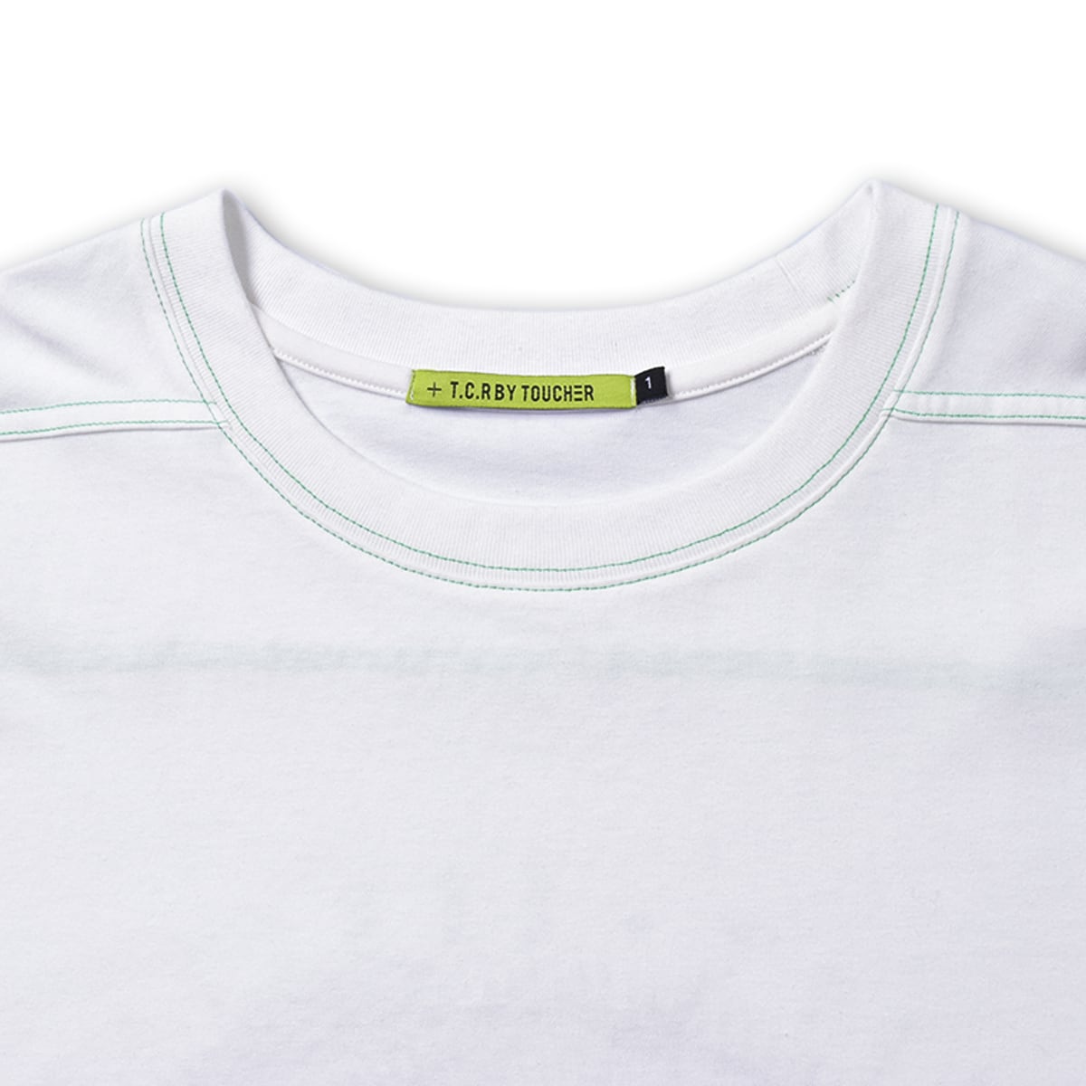 CELL OVERSIZED  L/S TEE - WHITE/YELLOW