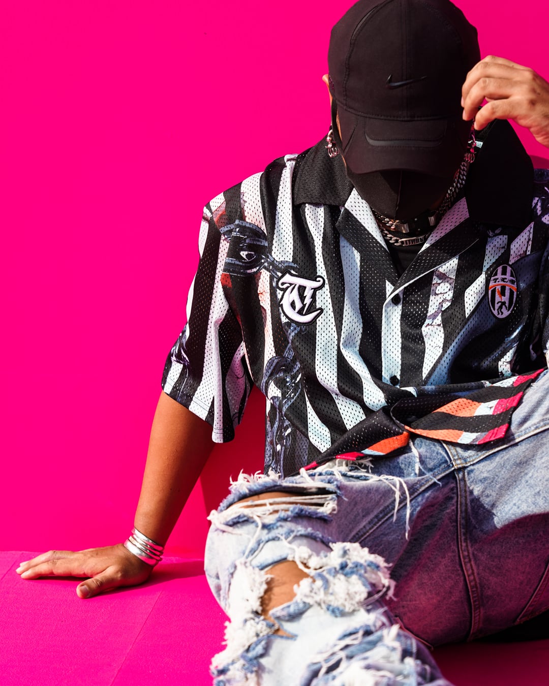 T.C.R CHAIN REACTION ALLOVER S/S MESH SHIRTS