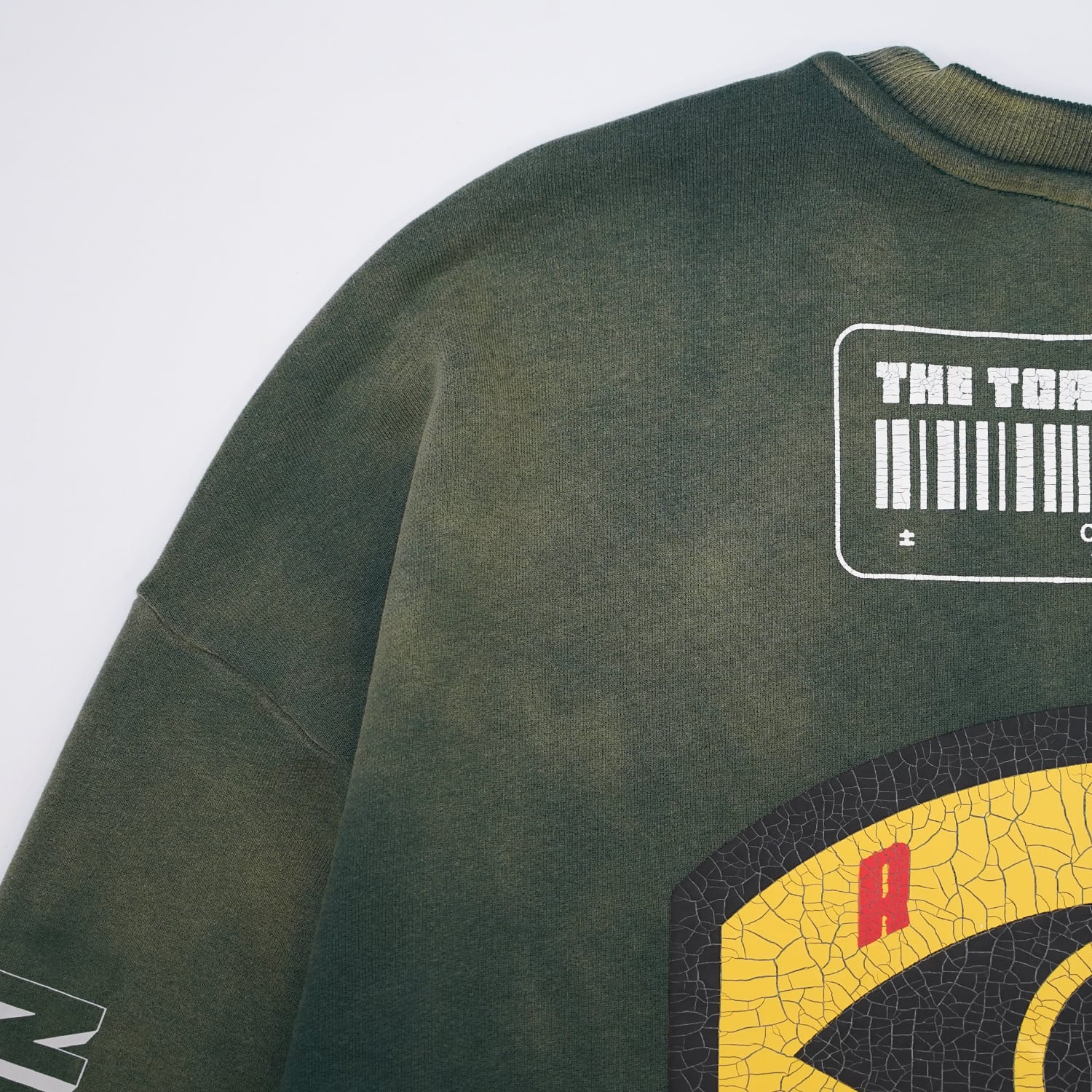 T.C.R MOTHER CREW NECK SWEAT SHIRT - BLACKISH GREEN