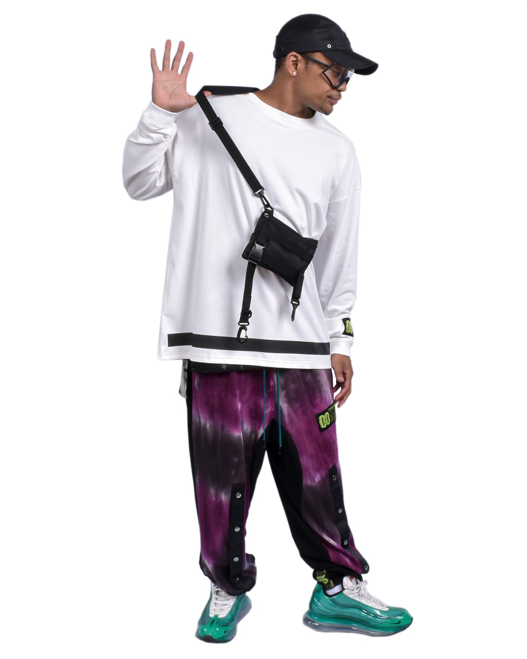 2WAY MINI SHOULDER BAG - BLACK