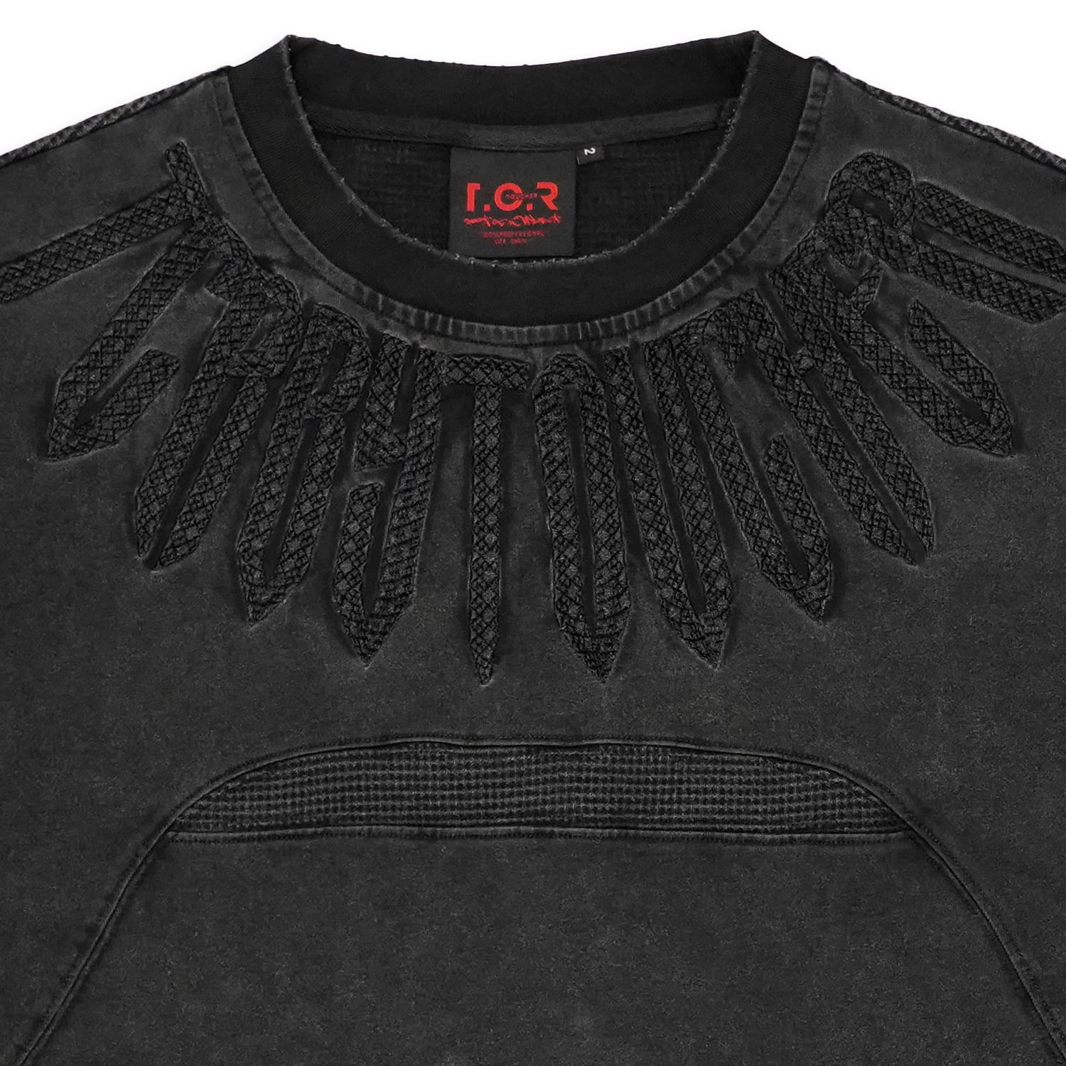 T.C.R FORCE AWAKENING L/S TEE - BLACK
