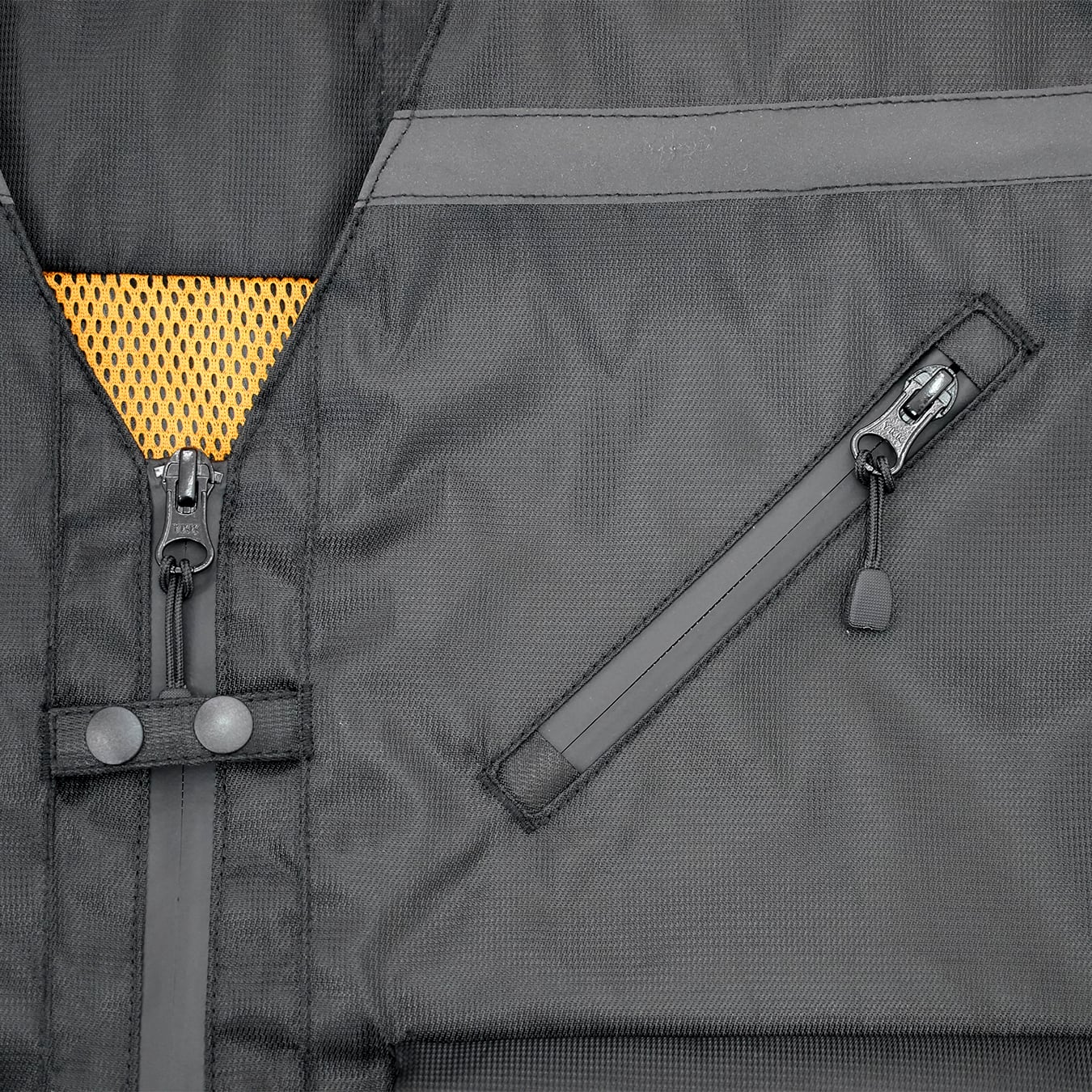 T.C.R WATERPROOF VENTURE VEST - BLACK / ORANGE