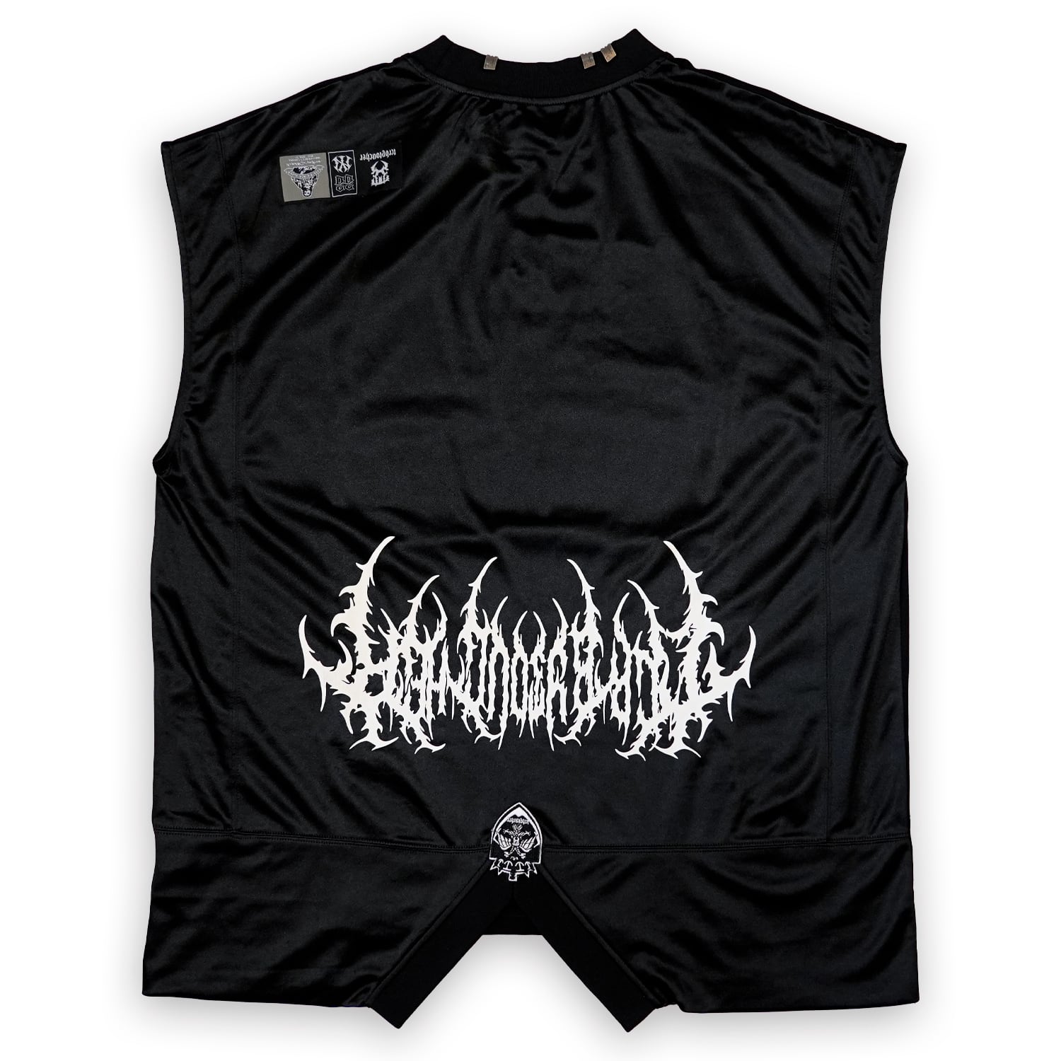 T.C.R NIGHT RAVER RECONSTRUCTION N/S TEE - BLACK
