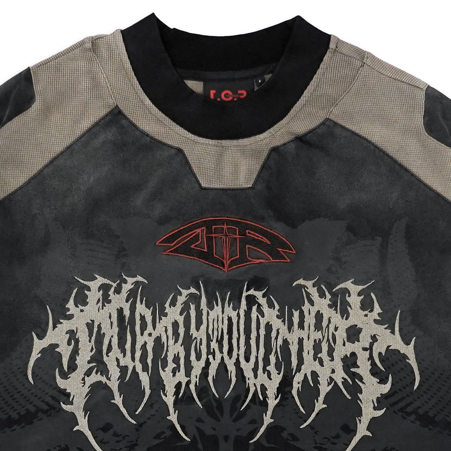 T.C.R MOTO XROSS L/S TEE - BLACK