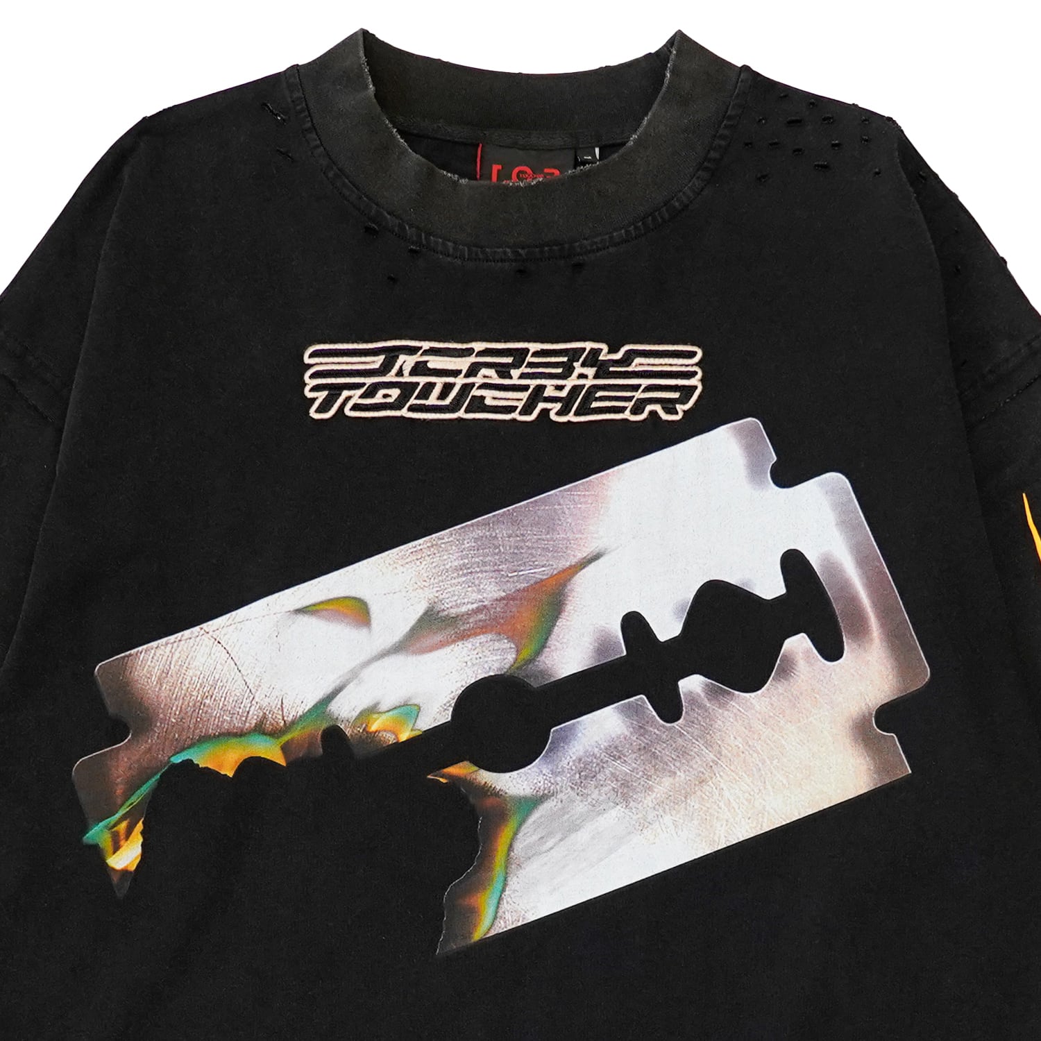 T.C.R FIRE BLADE L/S TEE - BLACK