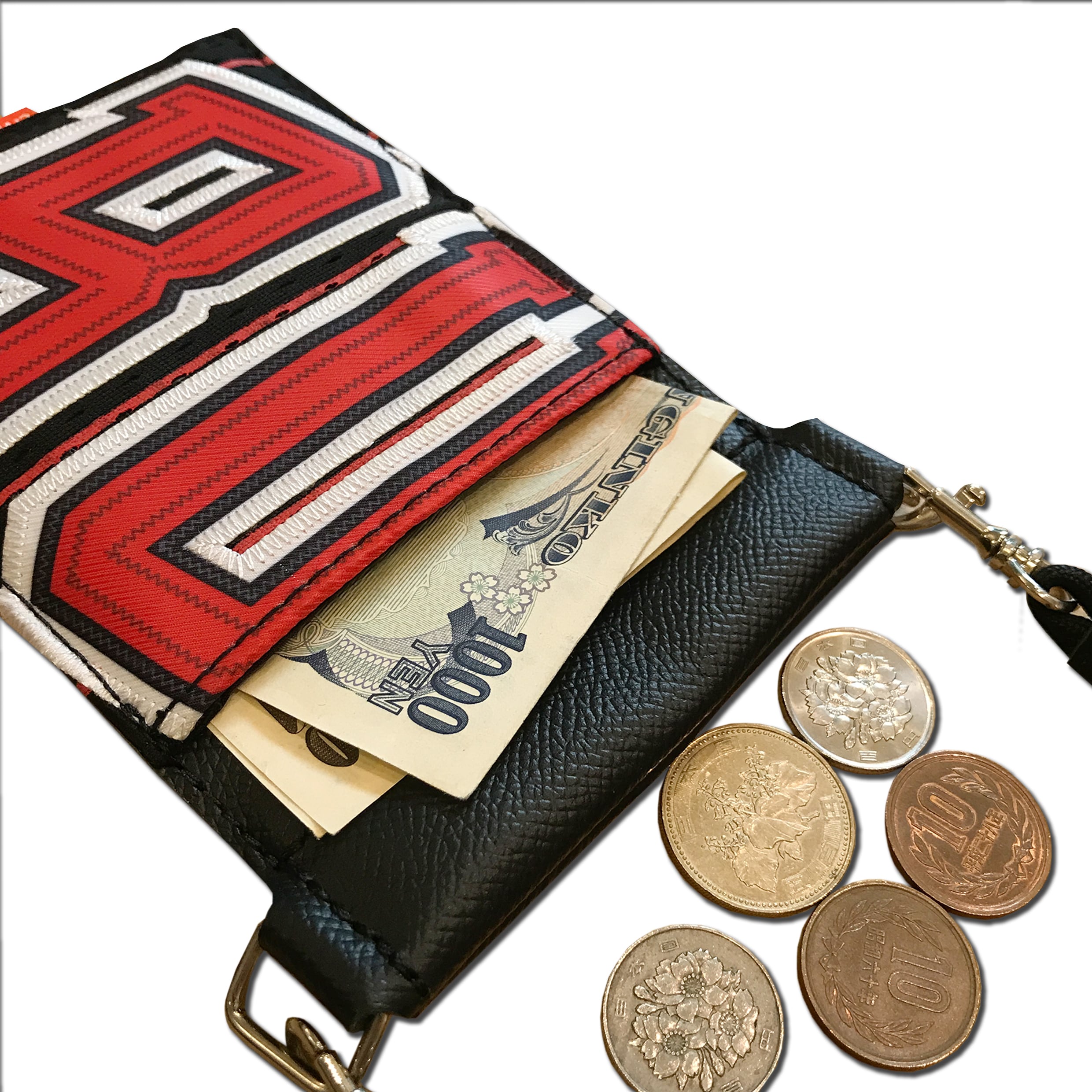 Civiatelier × T.C.R BY TOUCHER  - Vintage jersey Remake Limited Neck Wallet