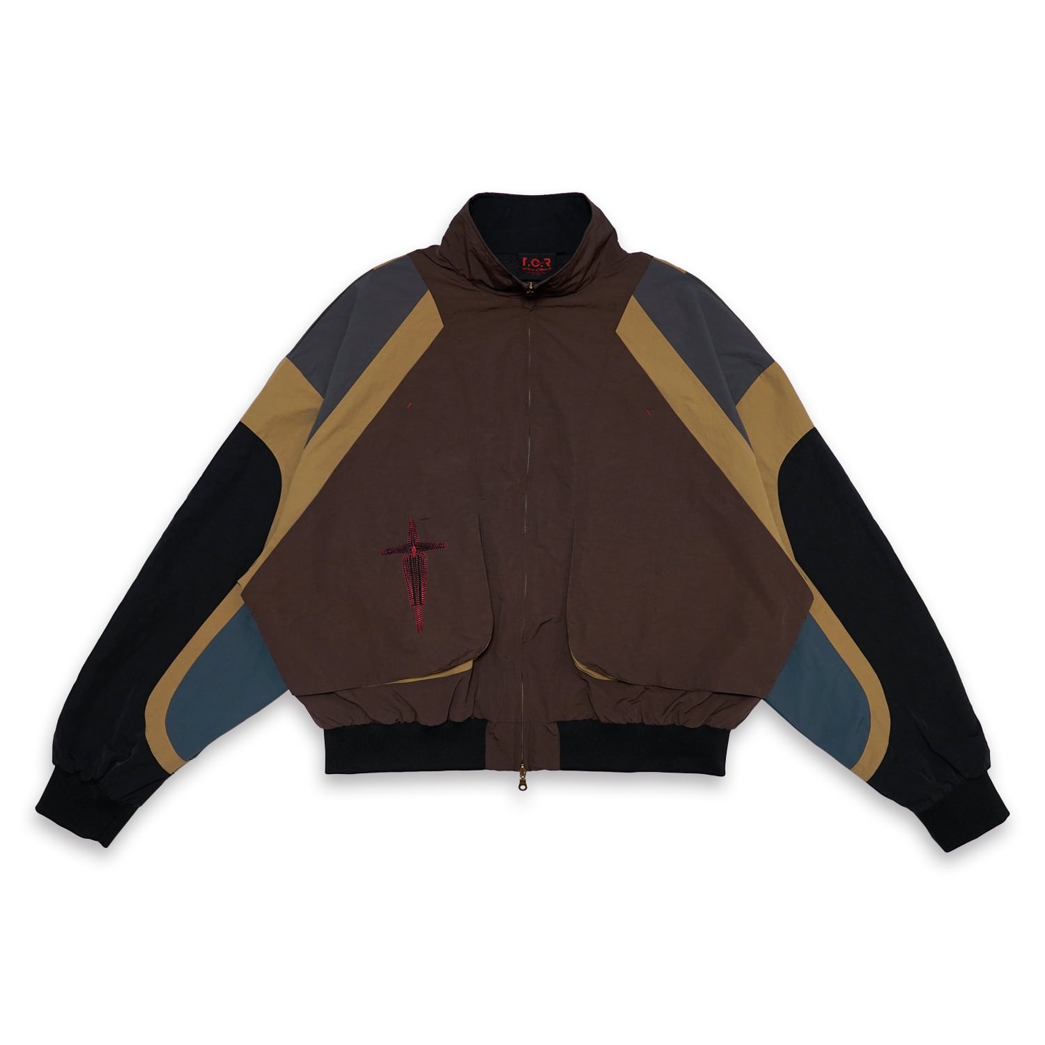 T.C.R PHASE NYLON JACKET - BROWN