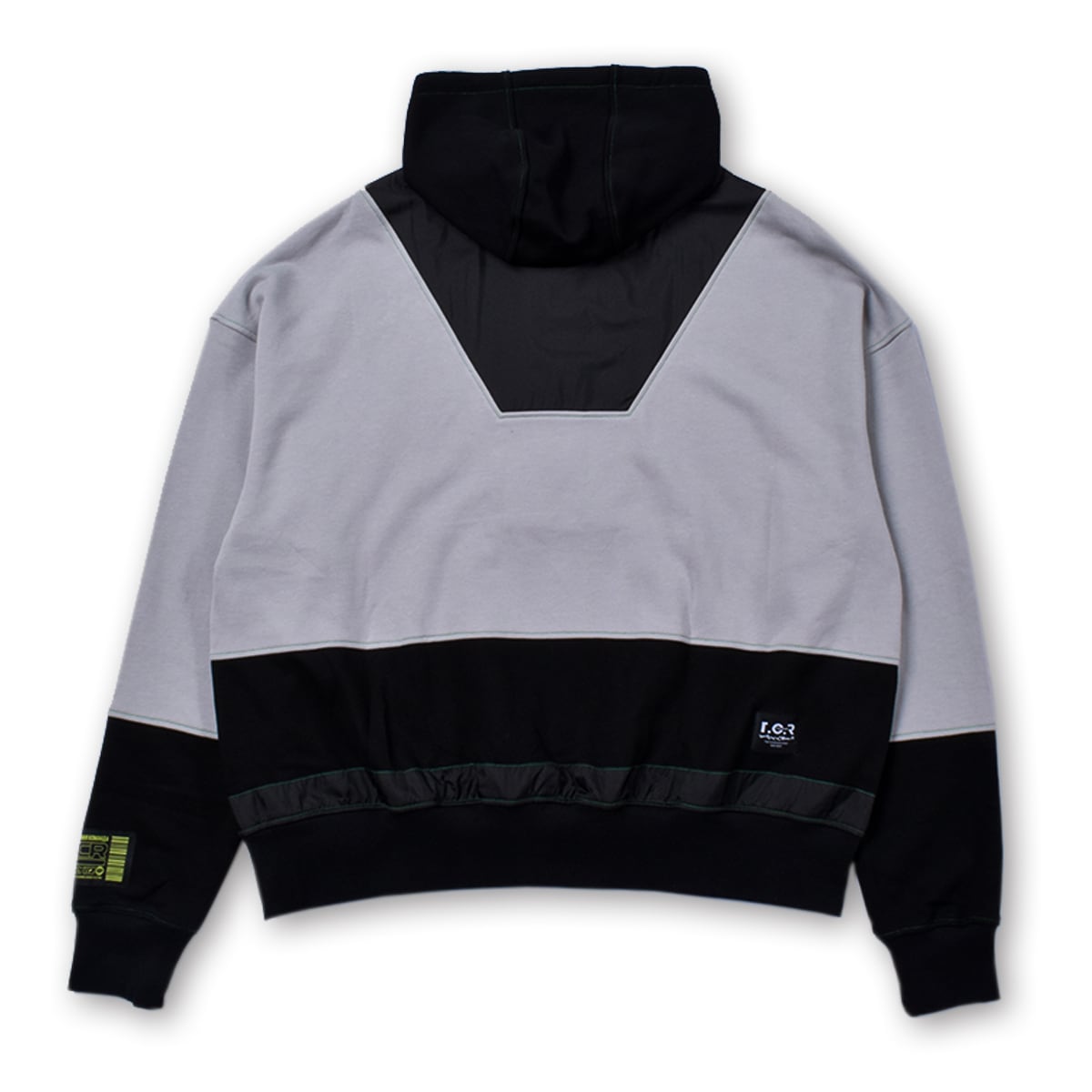 TCR ESSENTIAL TECH HOODIE  - GRAY/BLACK