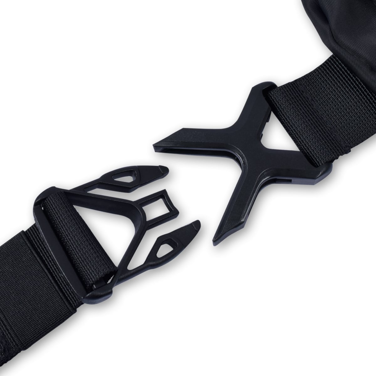 HARNESS BELT BODY BAG - BLACK