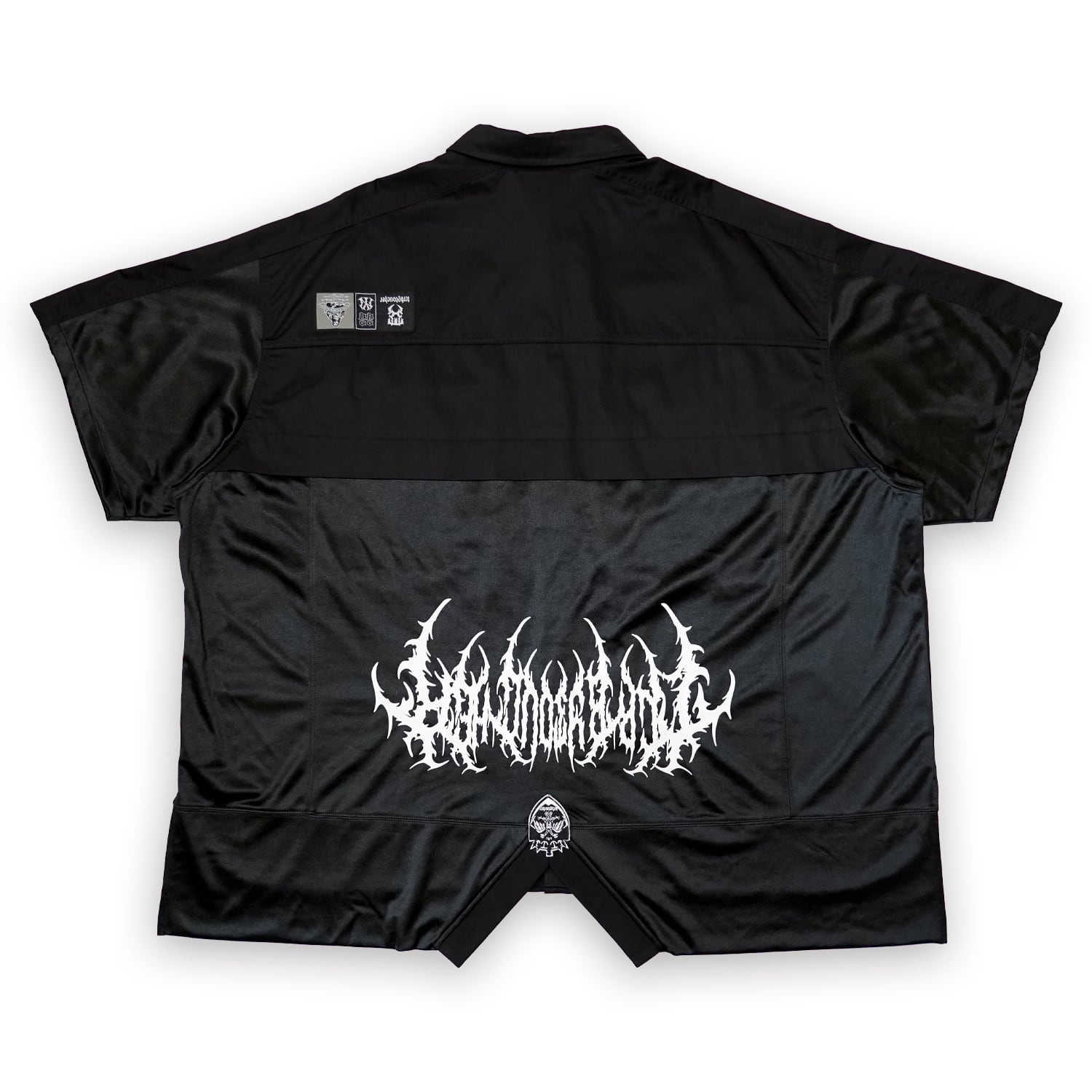 T.C.R NIGHT RAVER RECONSTRUCTION SHIRTS - BLACK