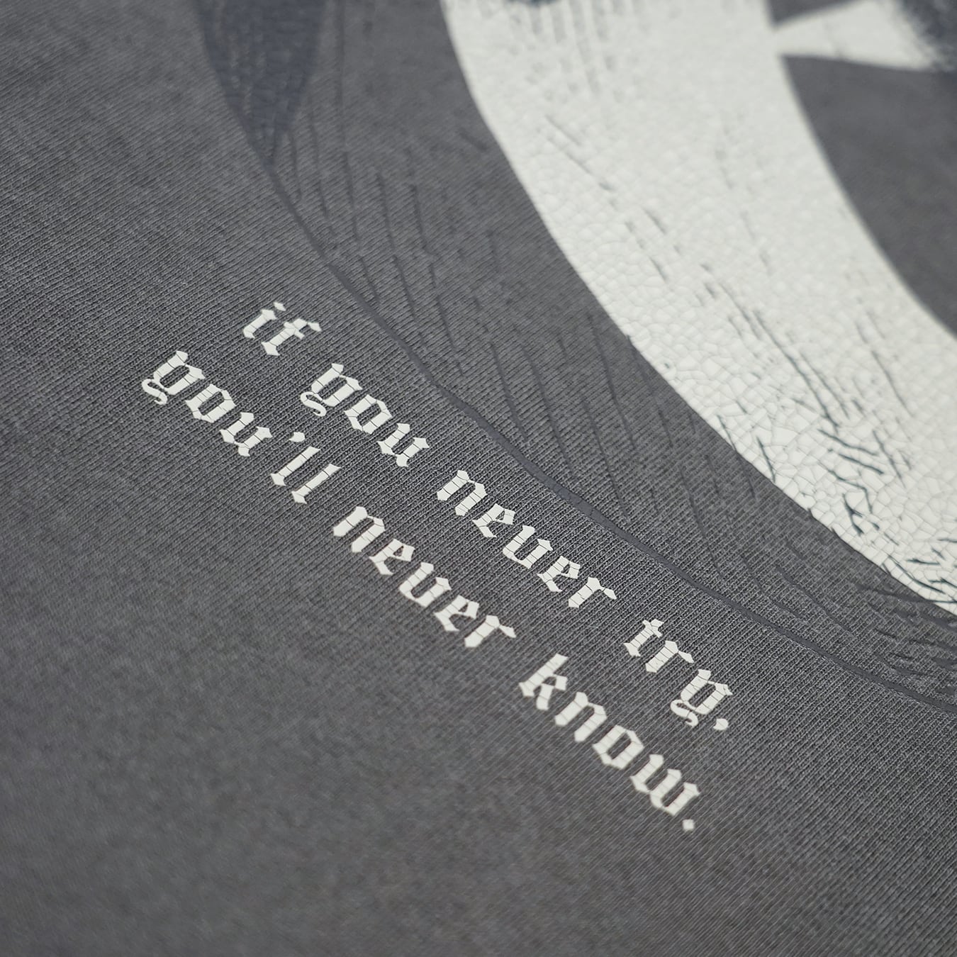 T.C.R LIGHTNING JESUS WASHED S/S TEE - DARK GRAY