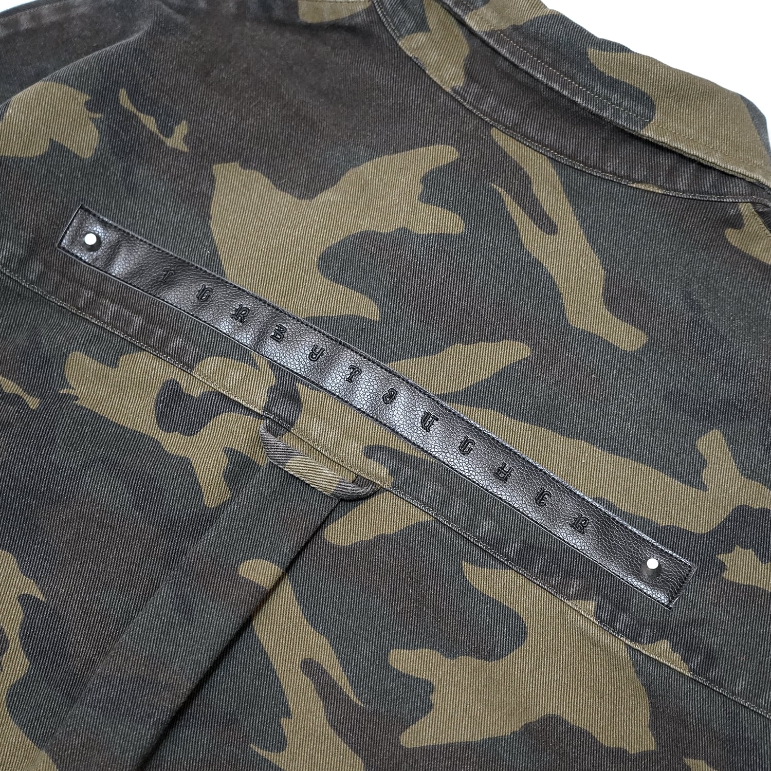 T.C.R DISTRESSED CAMO SHIRTS JACKET - CAMO