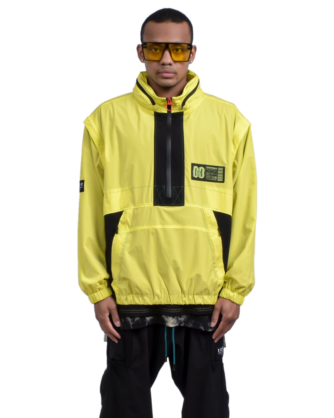T.C.R TRICLIMATE 2WAY SHELL ANORAK V2 - YELLOW/BLACK