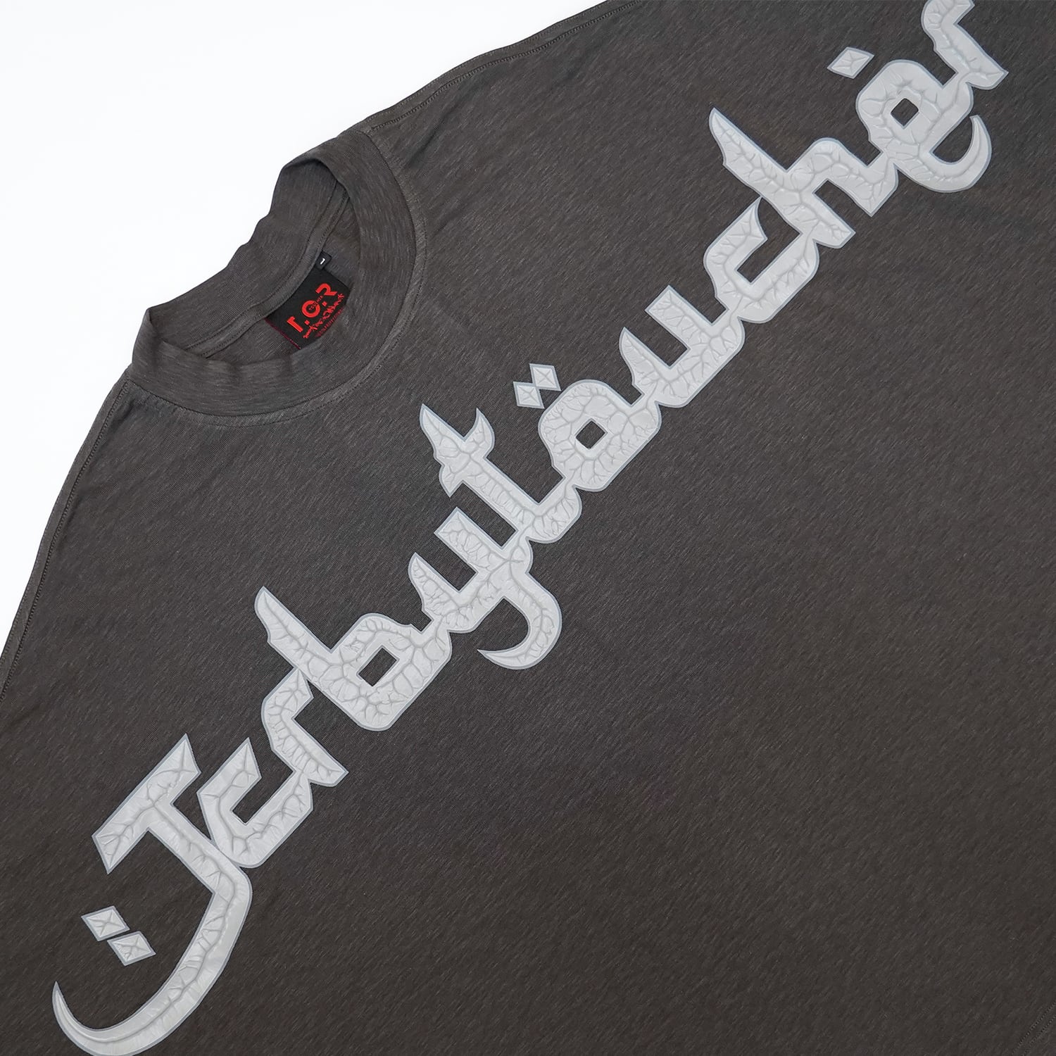 T.C.R LIQUID LOGO DOLMAN S/S TEE - GRAY