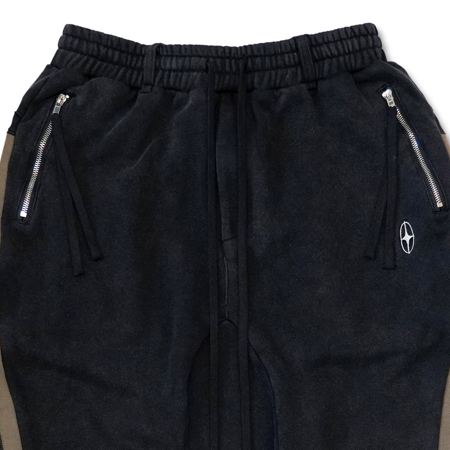 T.C.R DARK RIDER BAGGY SNAP JOGGER - BLACK