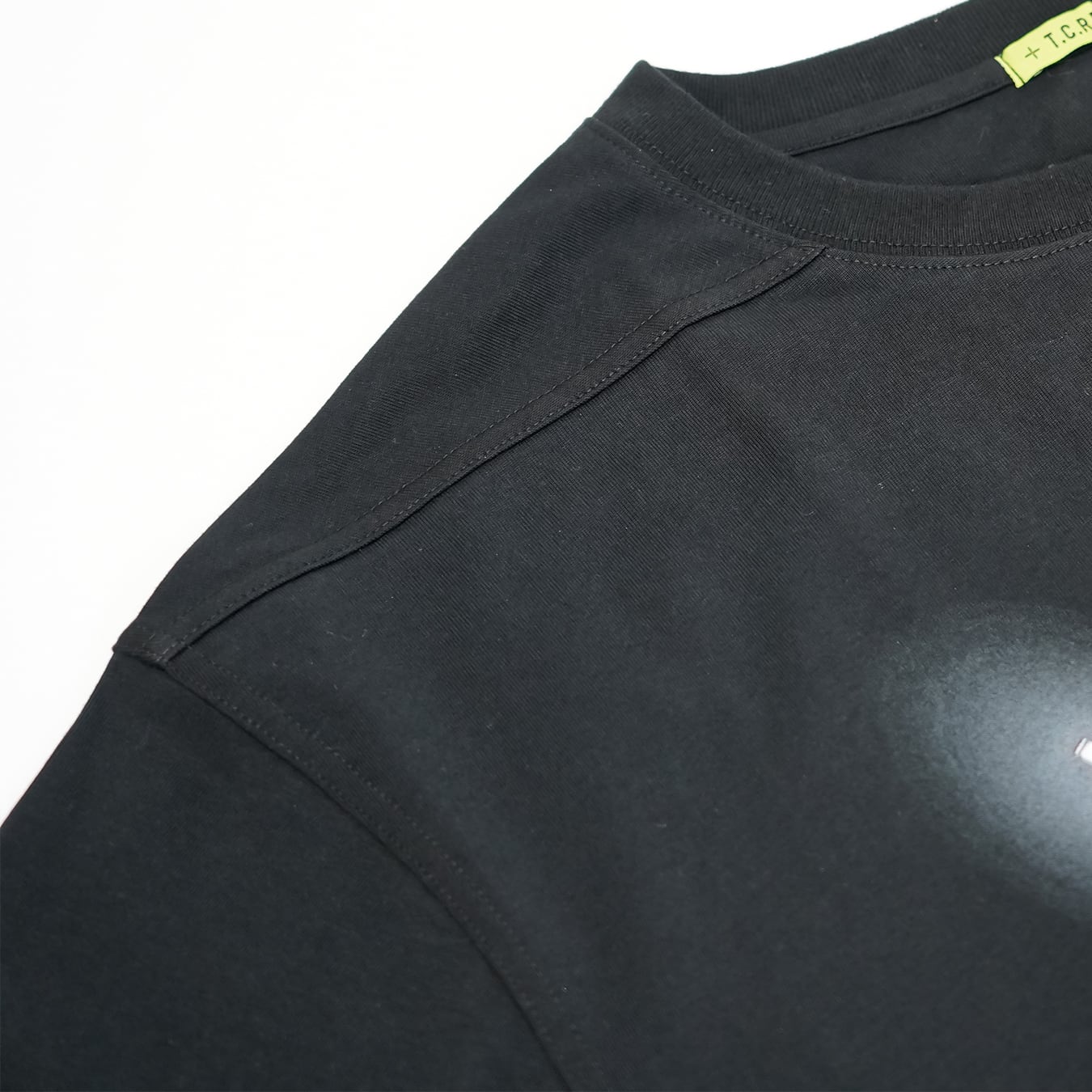 T.C.R & ID & RYHKI COLLAB OVERSIZED  S/S TEE - BLACK