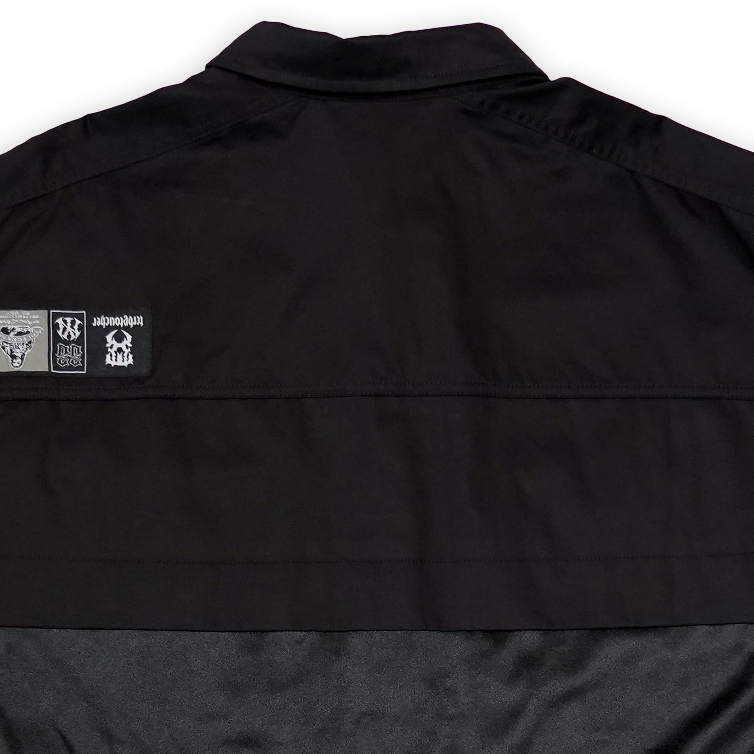 T.C.R NIGHT RAVER RECONSTRUCTION SHIRTS - BLACK
