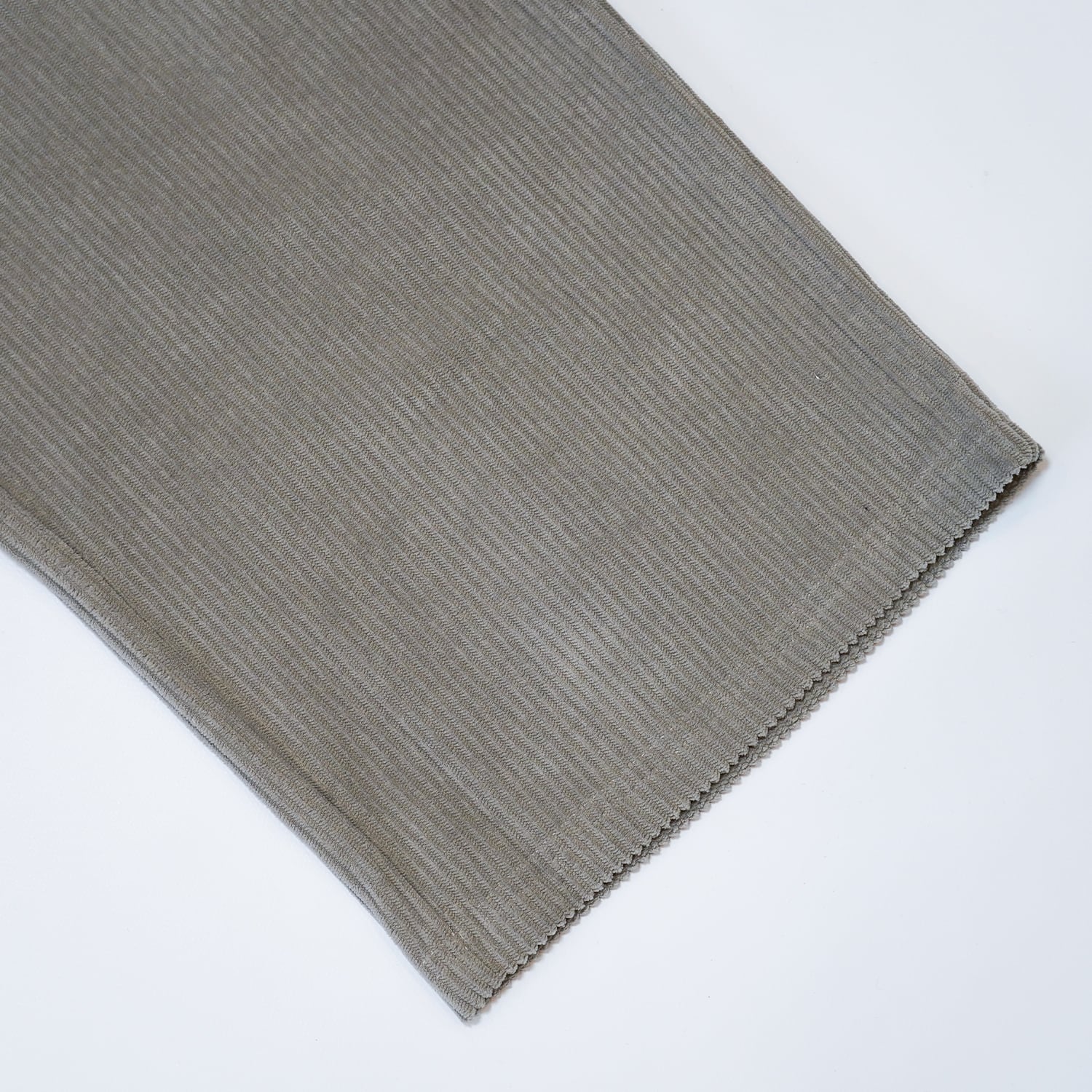 T.C.R CORDUROY WIDE EASY PANTS - GRAY