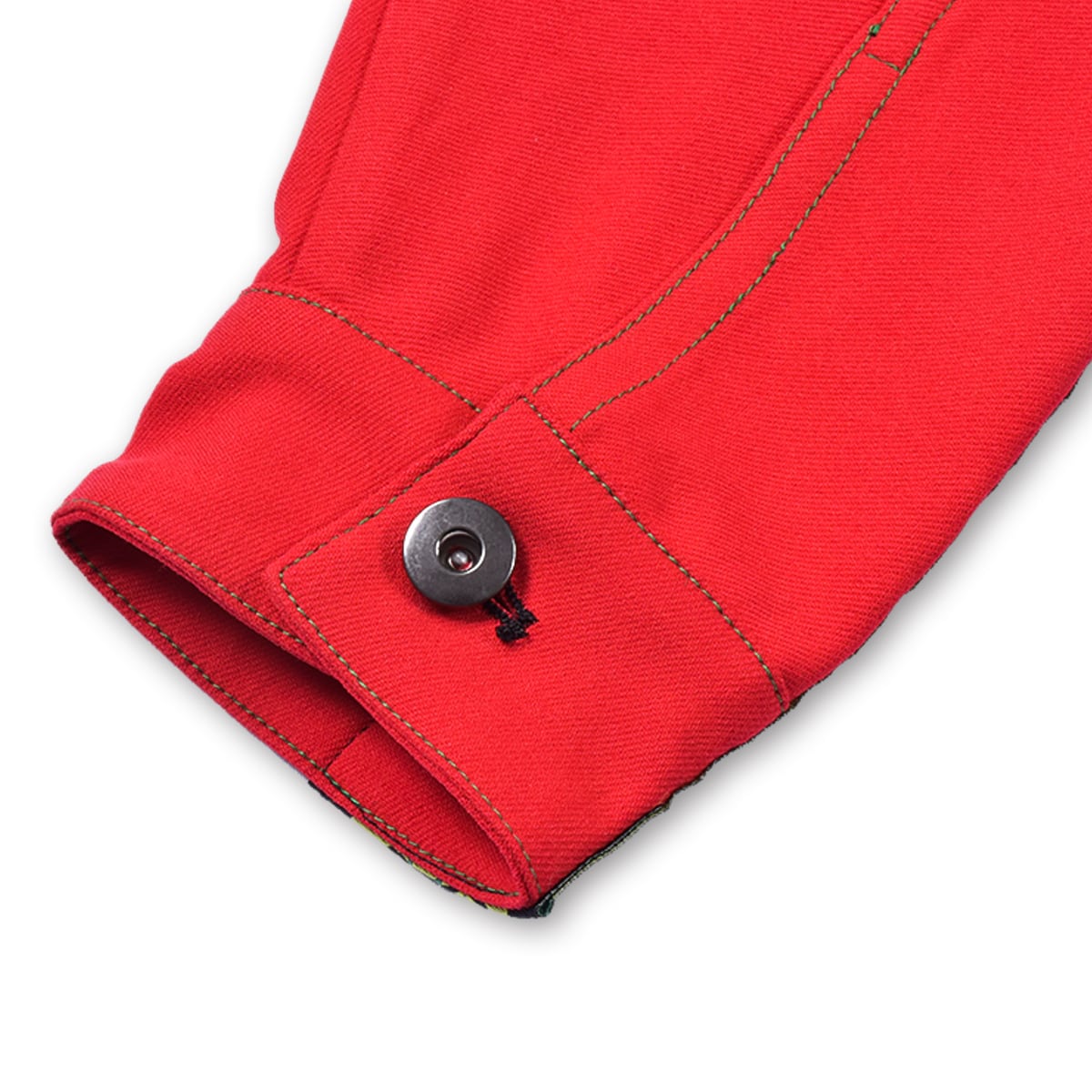 T.C.R EQUIPMENT TRUCKER JACKET V2 - BLACK/RED