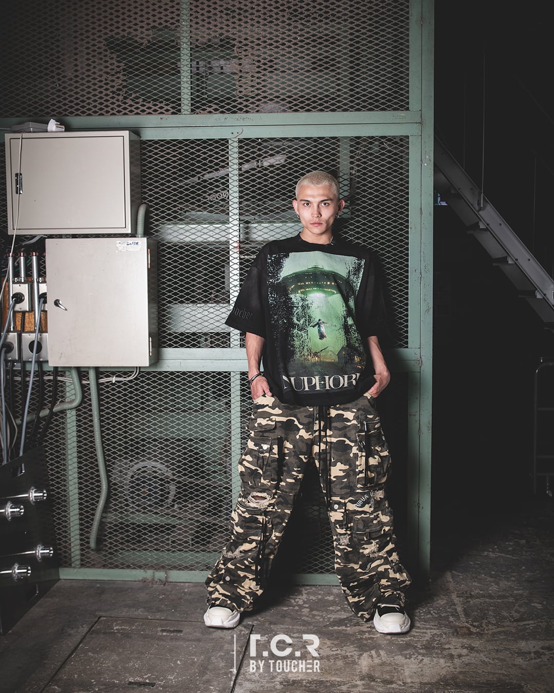 T.C.R NUPHORIA S/S TEE - BLACK