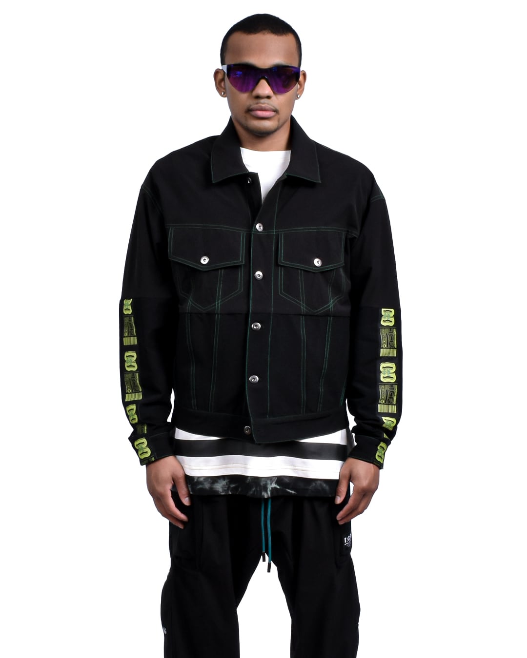 T.C.R EQUIPMENT TRUCKER JACKET V2 - BLACK