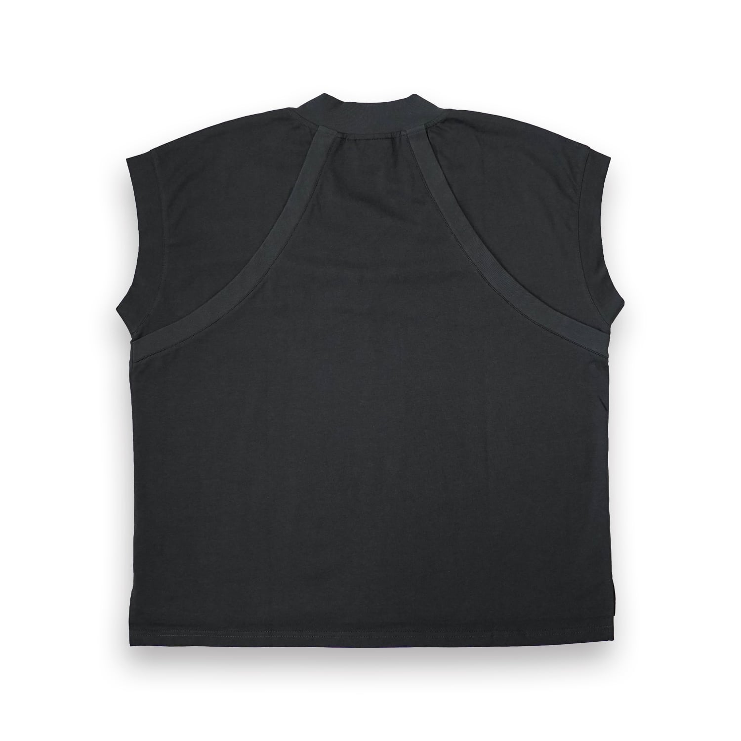 T.C.R STUDS V-NECK N/S TEE - GRAY