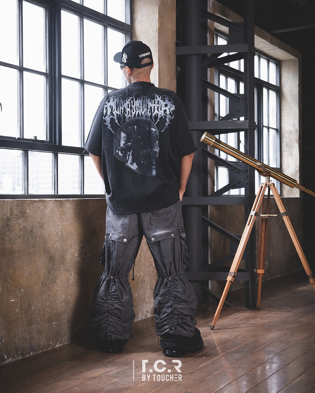 T.C.R HARDCORE S/S TEE - BLACK